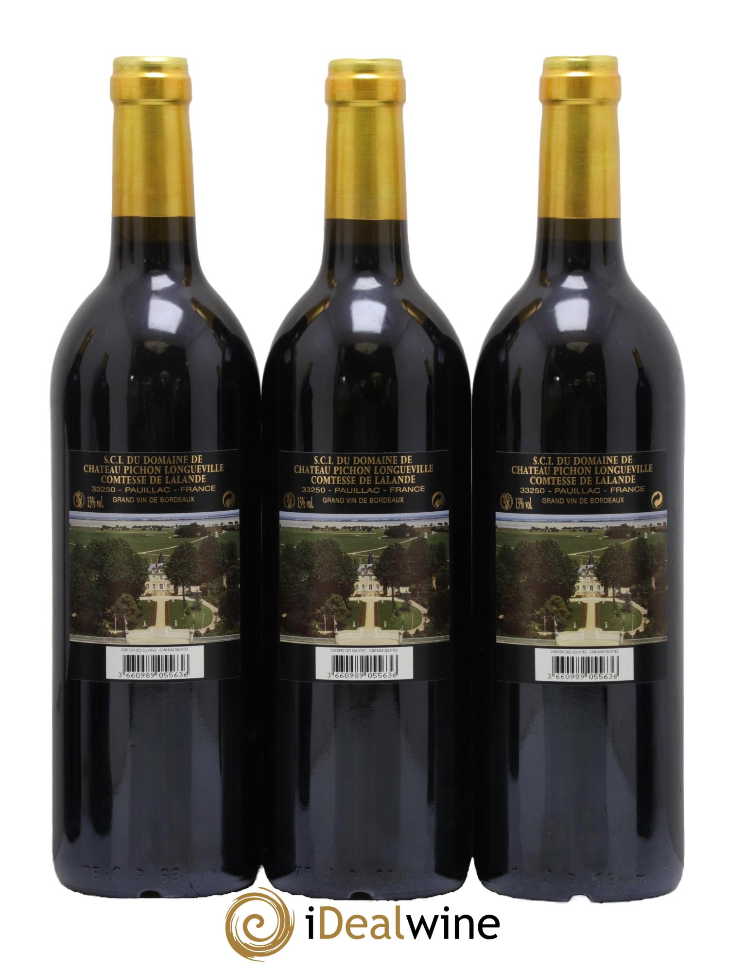 Château Pichon Longueville Comtesse de Lalande 2ème Grand Cru Classé 2005 - Lot of 6 bottles - 2