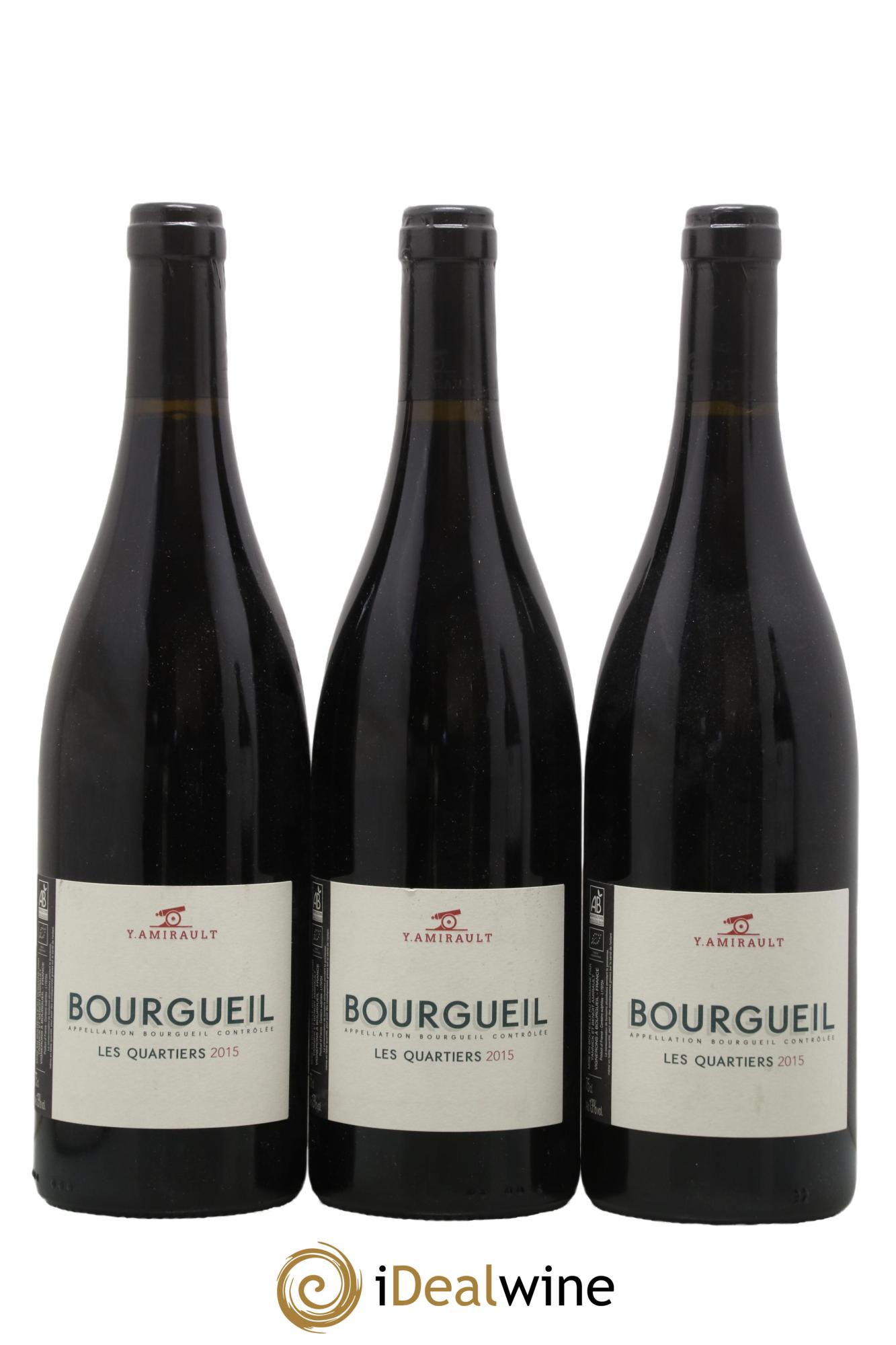 Bourgueil Les Quartiers Yannick Amirault (Domaine) 2015 - Lot de 3 bouteilles - 0