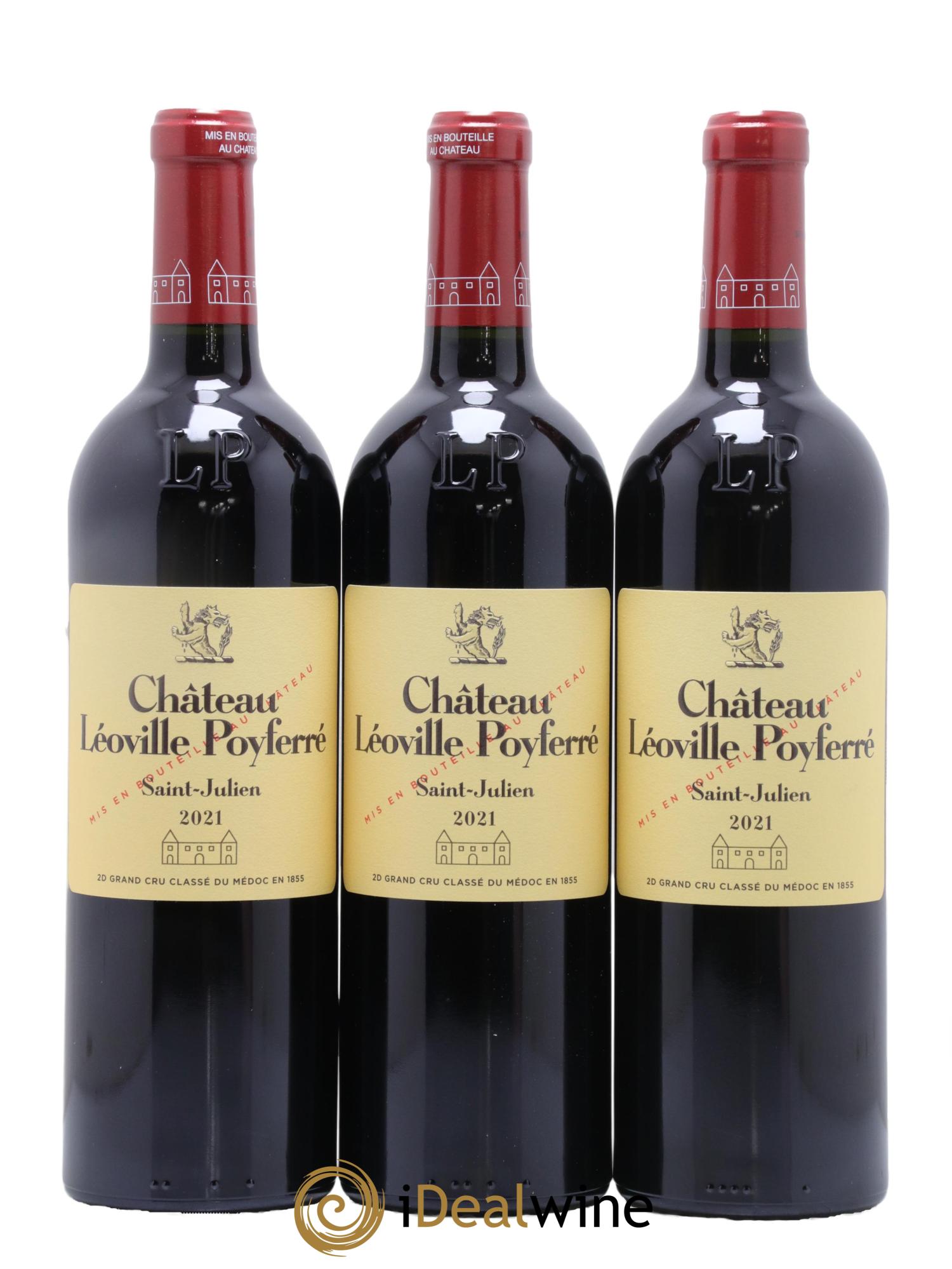 Château Léoville Poyferré 2ème Grand Cru Classé 2021 - Lot de 6 bouteilles - 1
