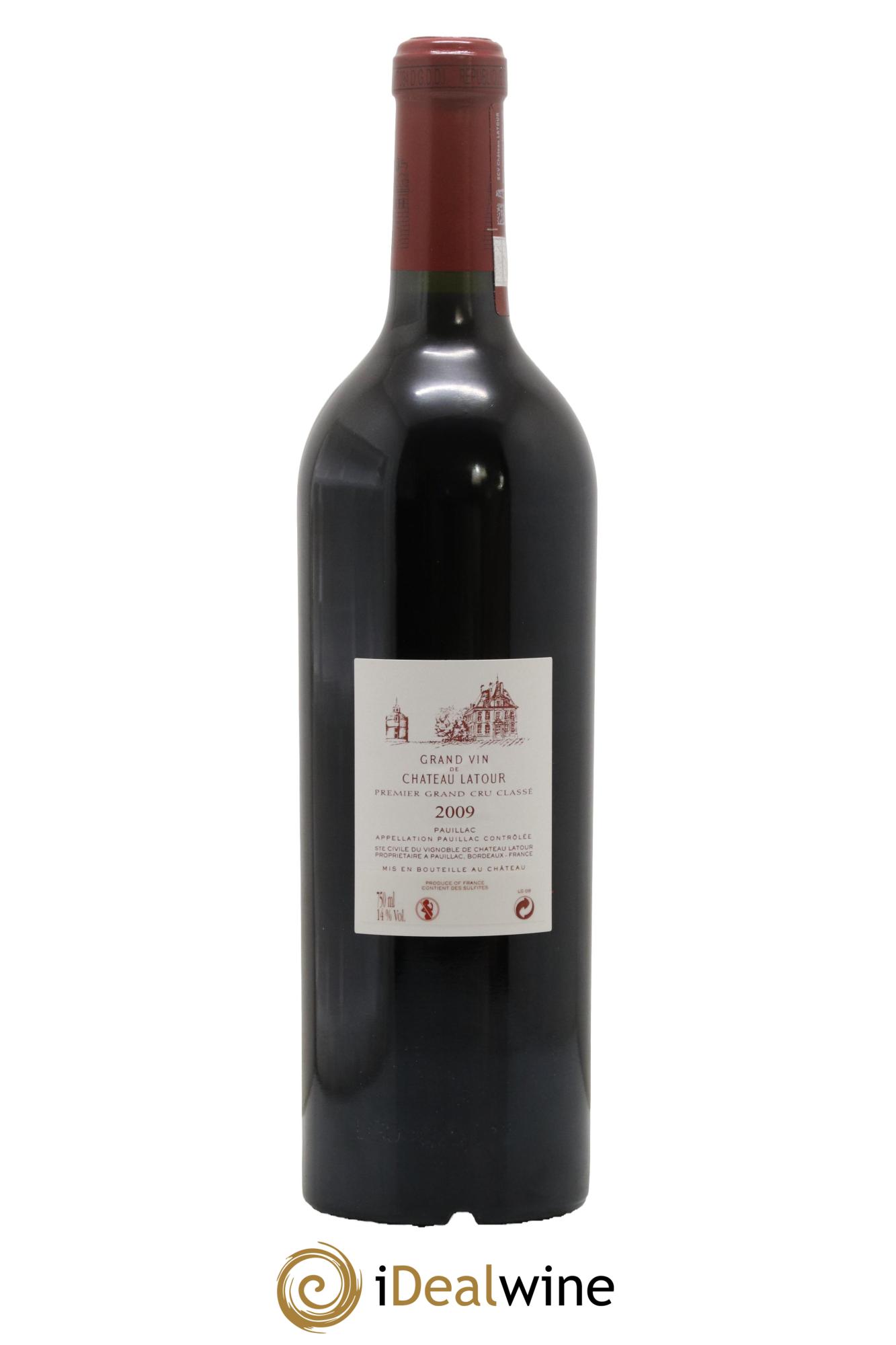 Château Latour 1er Grand Cru Classé 2009 - Lot de 1 bouteille - 1