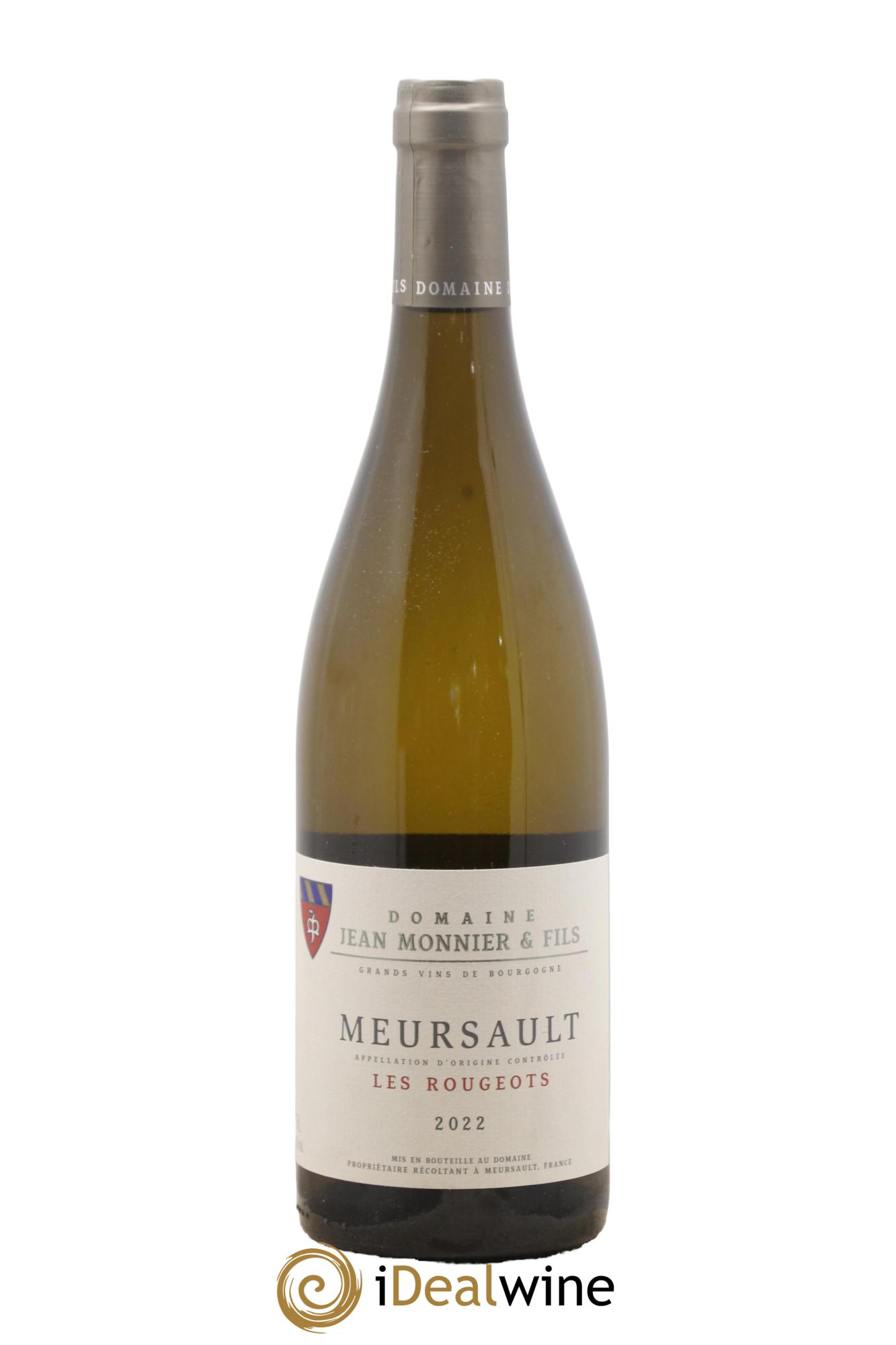 Meursault Les Rougeots Jean Monnier 2022 - Lot de 1 bouteille - 0
