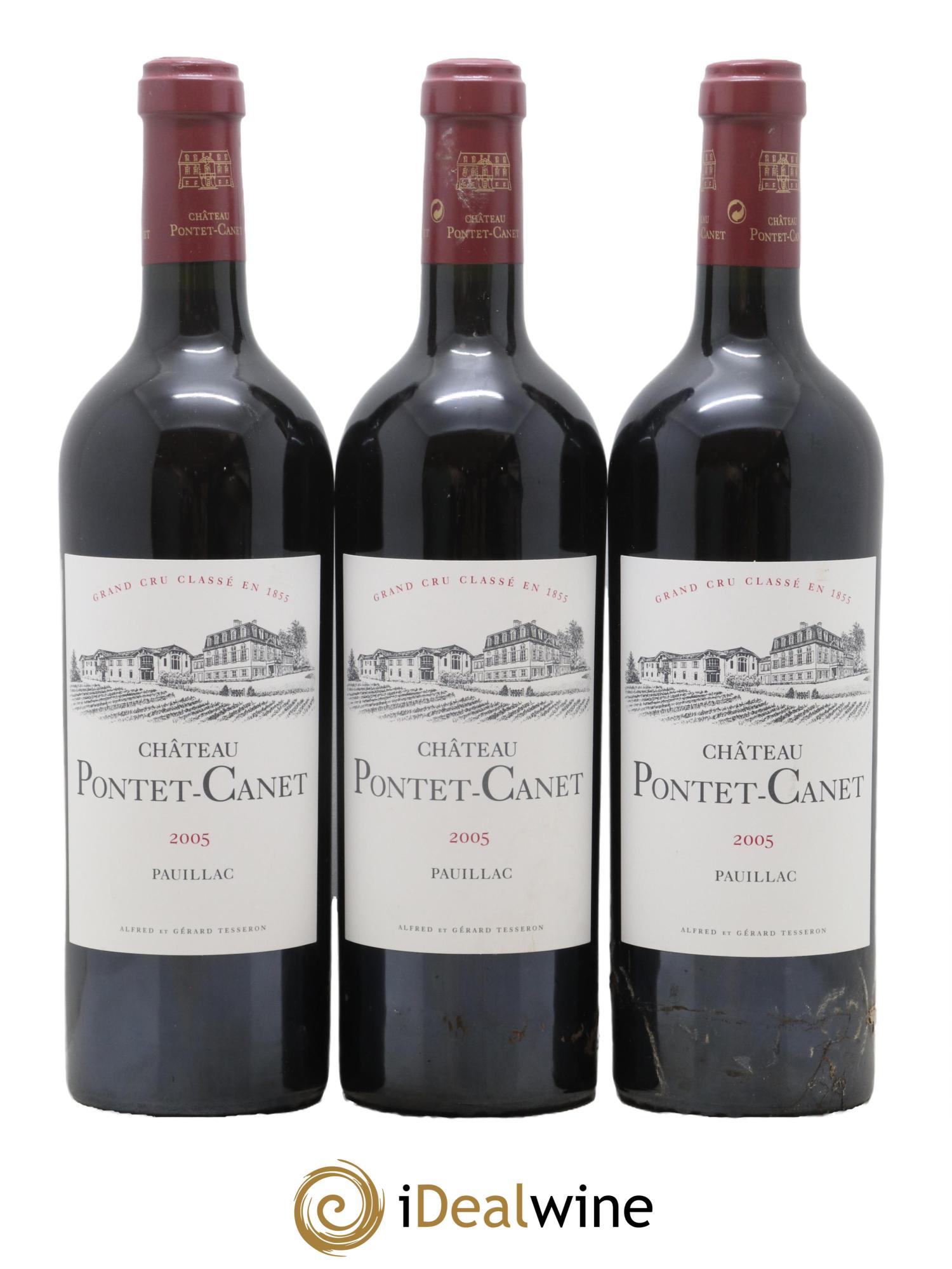 Château Pontet Canet 5ème Grand Cru Classé 2005 - Lot de 6 bouteilles - 2