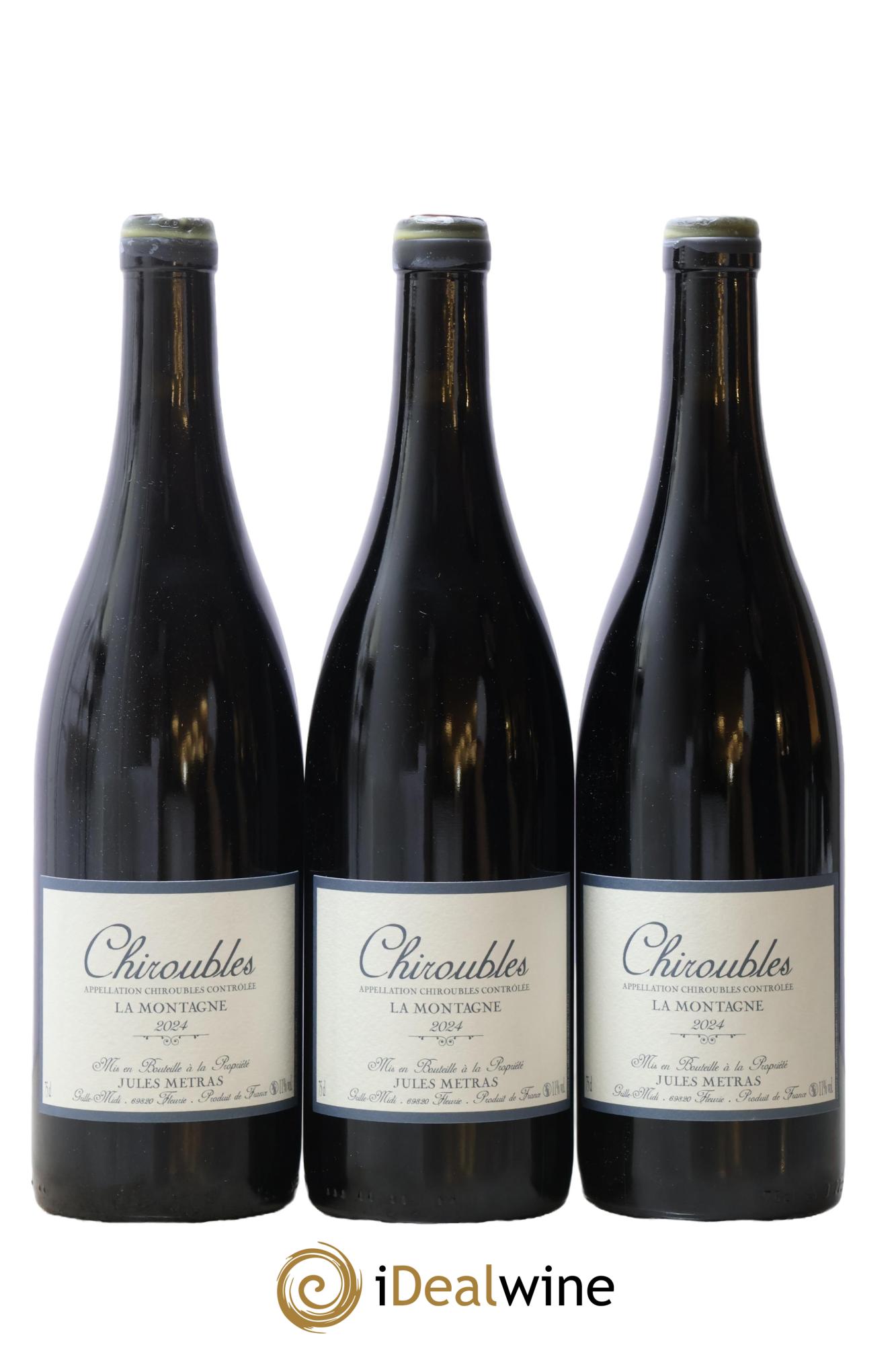 Chiroubles La Montagne Jules Métras (Domaine) 2024 - Lot de 3 bouteilles - 0