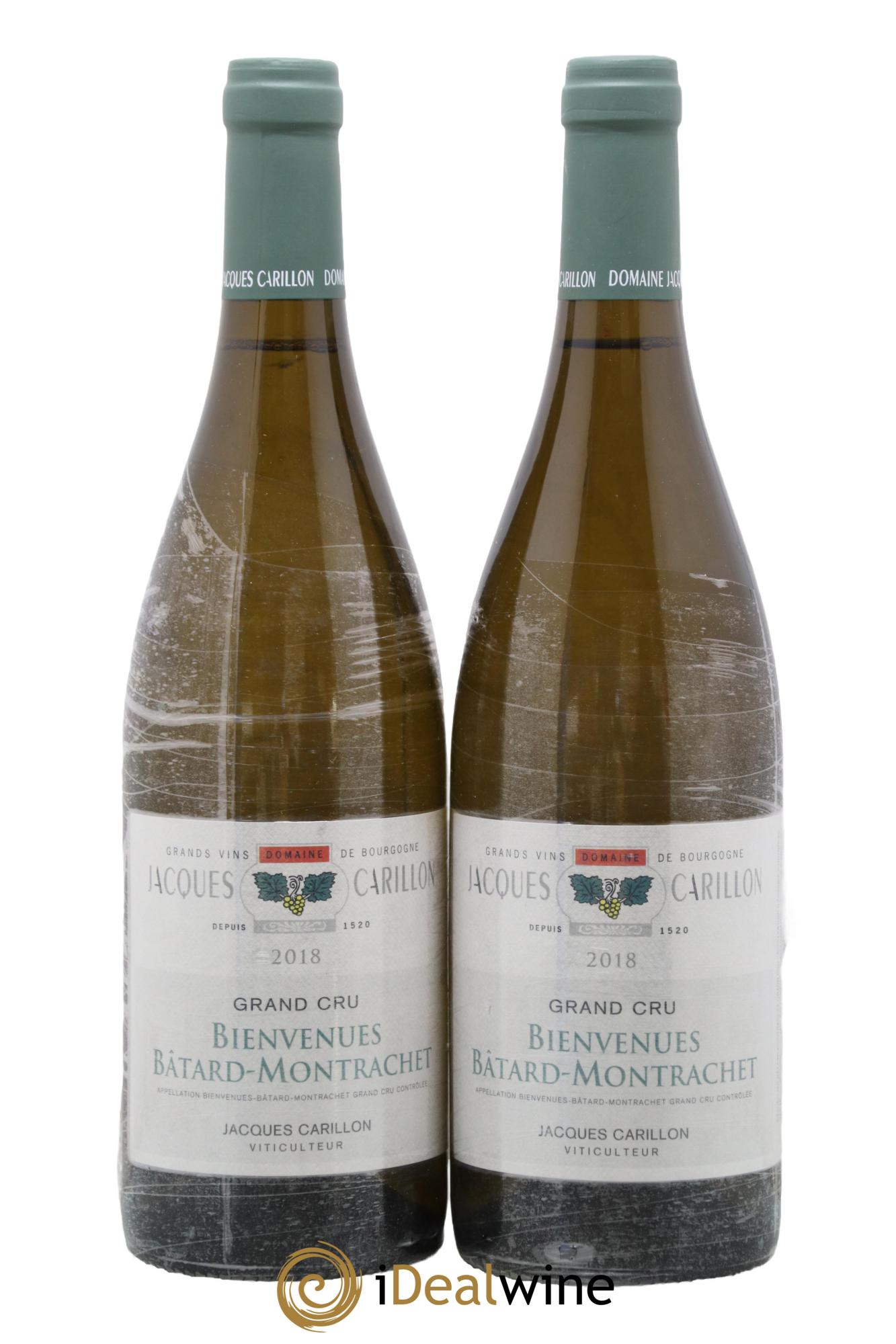 Bienvenues-Bâtard-Montrachet Grand Cru Jacques Carillon (Domaine) 2018 - Lot de 2 bouteilles - 0