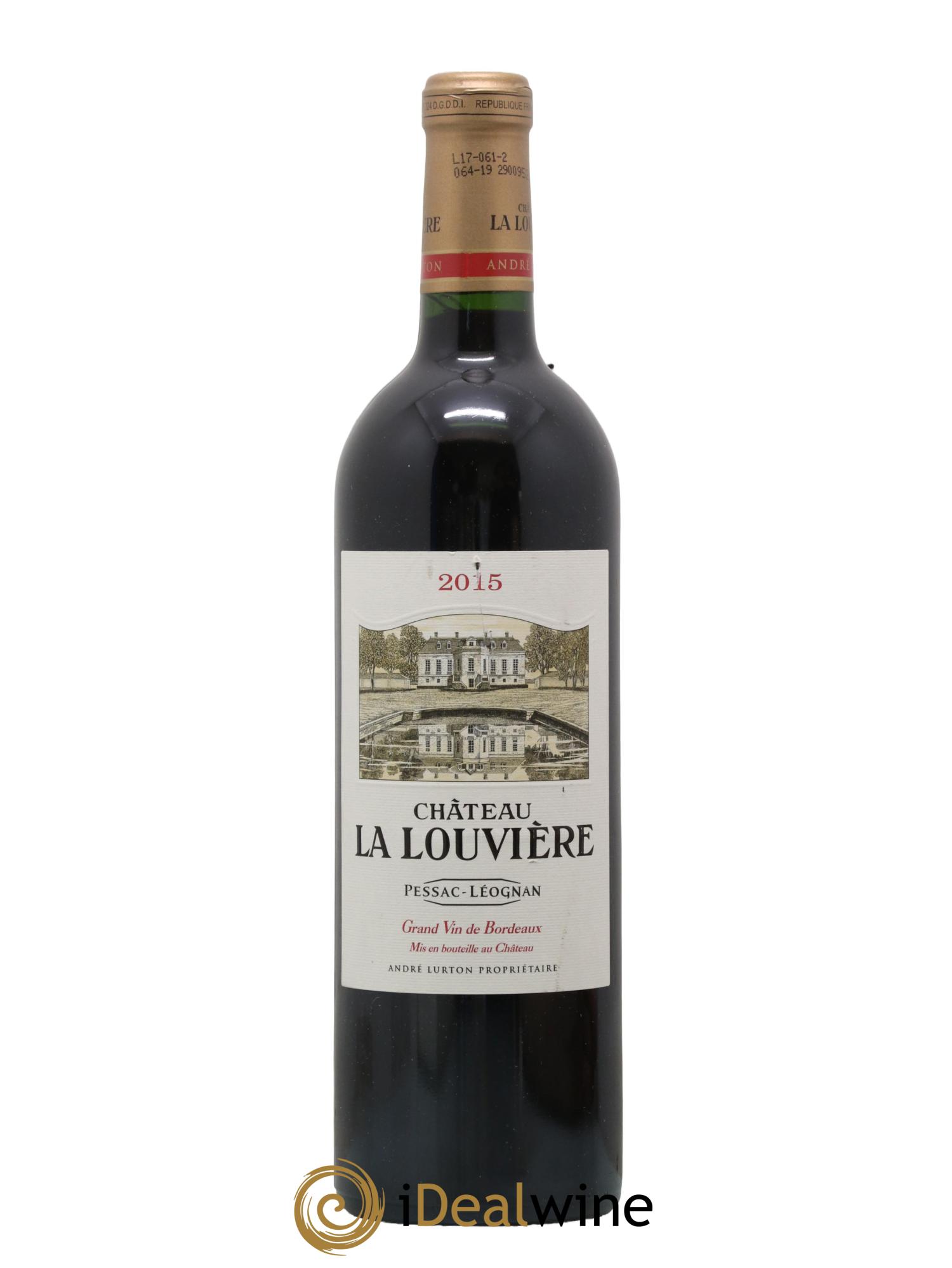 Château la Louvière 2015 - Lot de 1 bouteille - 0