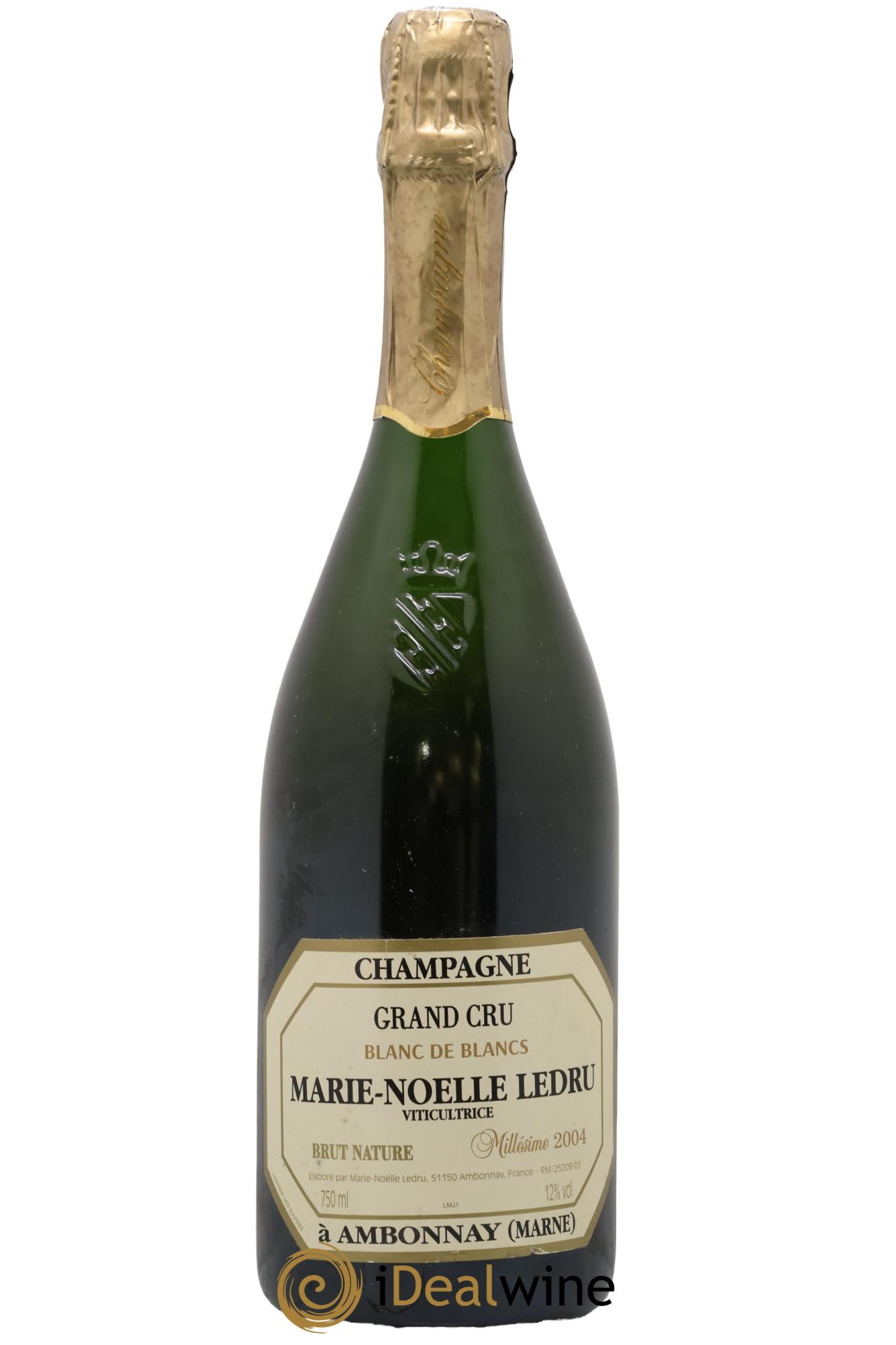 Brut Nature Blanc de Blancs Marie-Noëlle Ledru 2004 - Lot of 1 bottle - 0