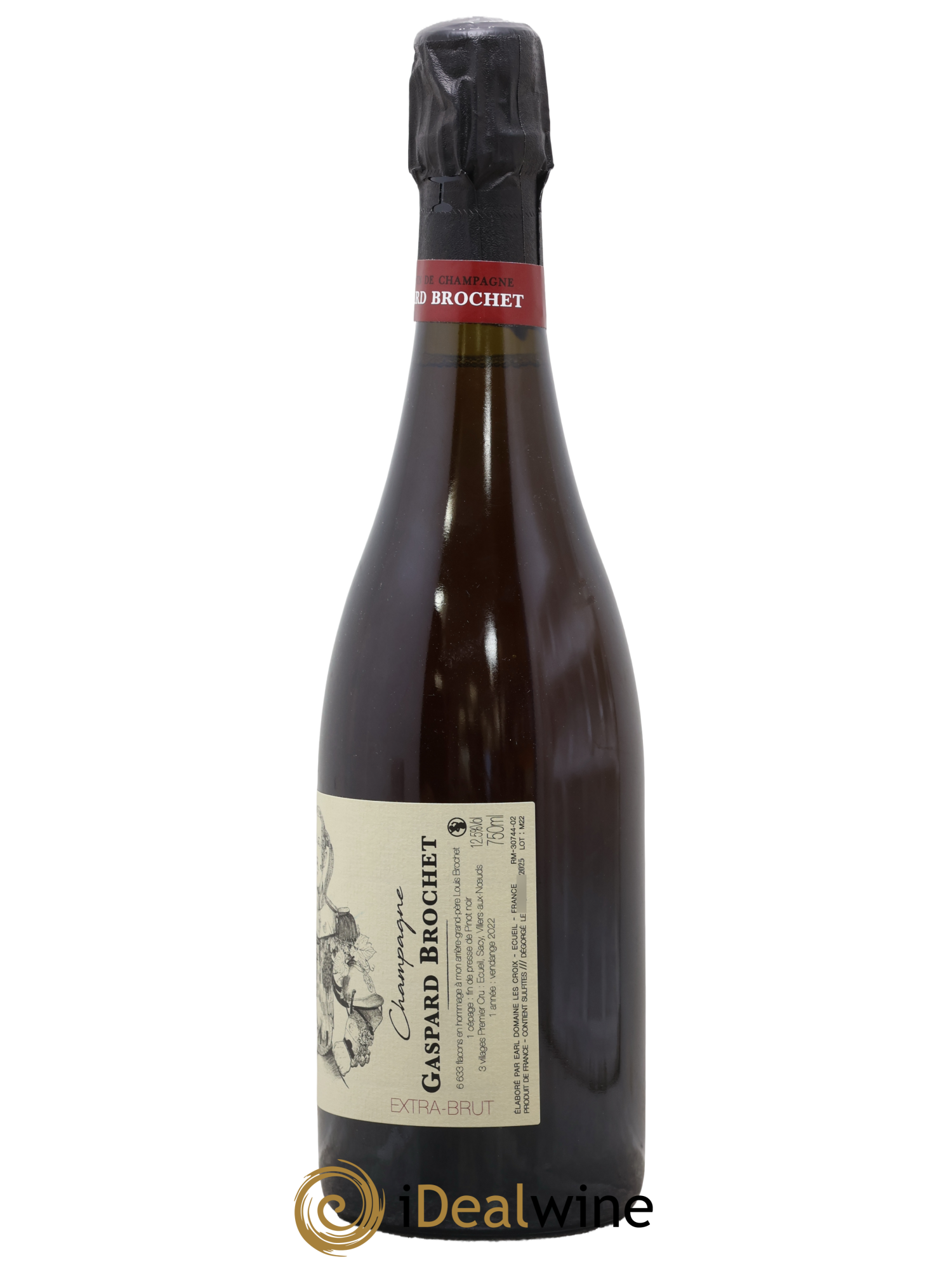 333.f Extra Brut Gaspard Brochet 2022 - Lot de 1 bouteille - 1