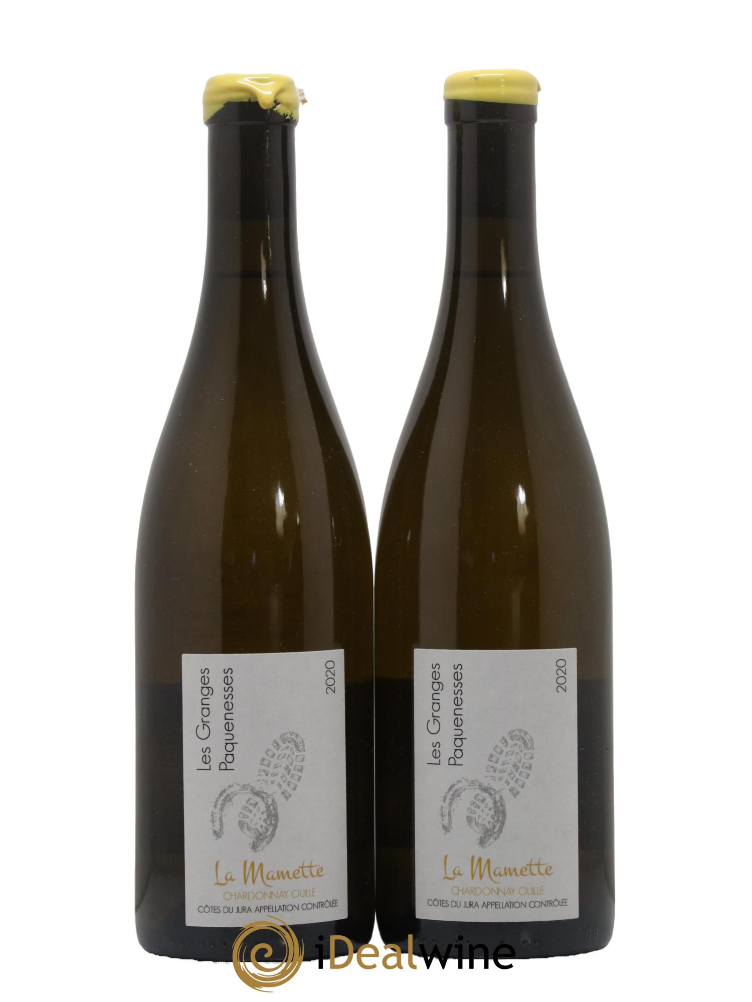 Côtes du Jura Chardonnay La Mamette Les Granges Paquenesses 2020 - Lot de 2 bouteilles - 0