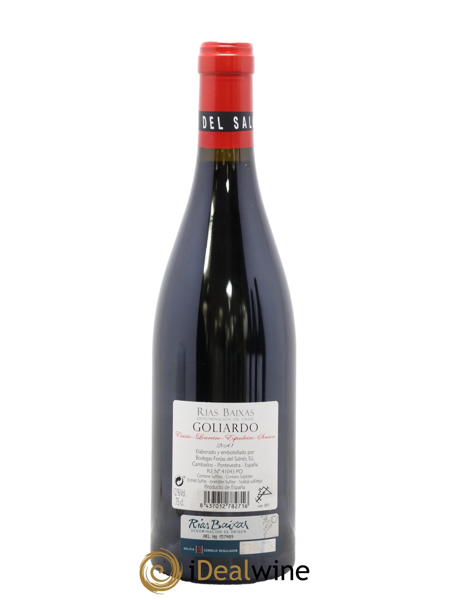 Rias Baixas DO Forjas del Salnés Goliardo Tinto 2020 - Posten von 1 Flasche - 1