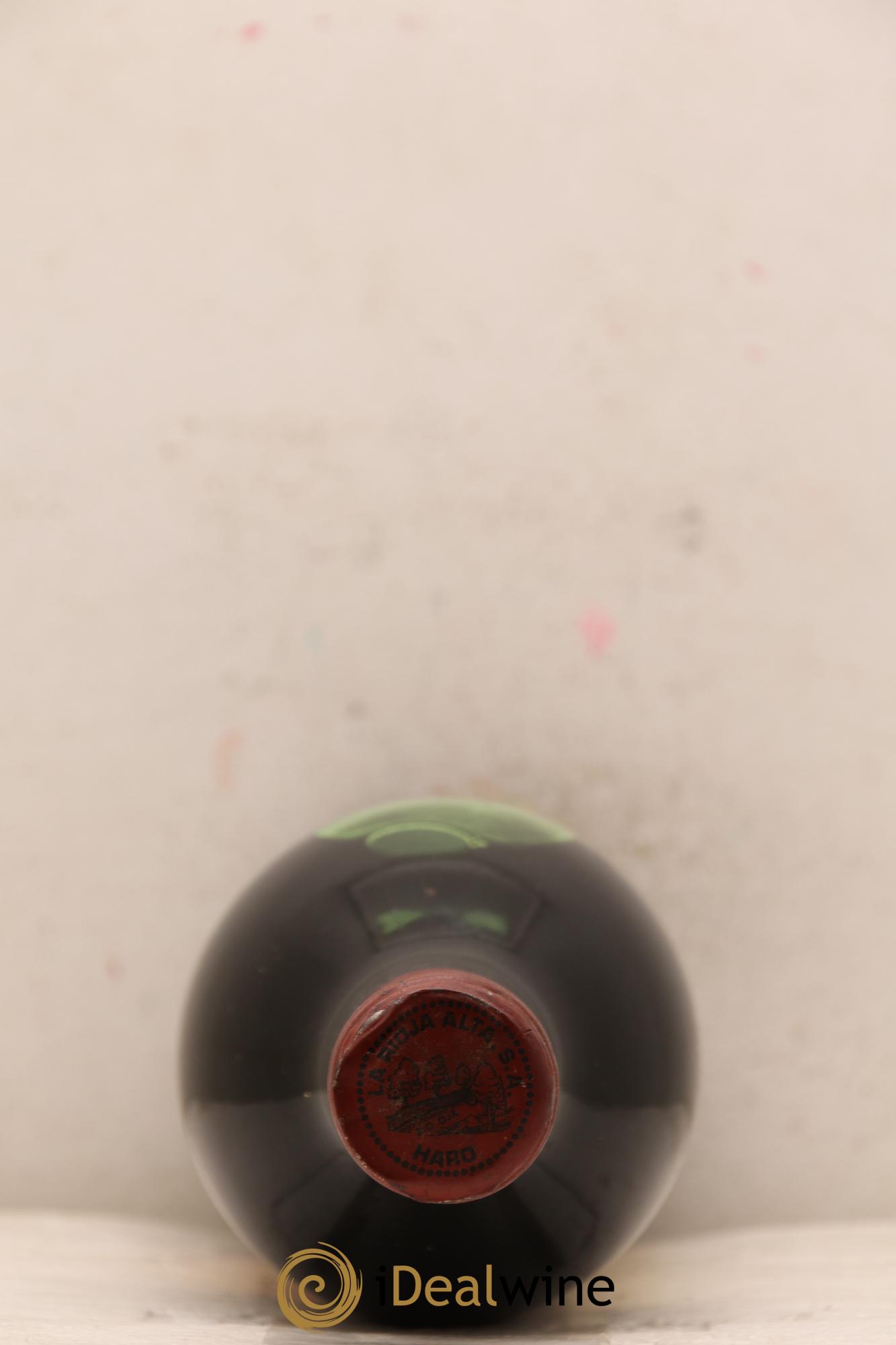 Rioja DOCa Gran Reserva 904 La Rioja Alta  1964 - Posten von 1 Flasche - 1