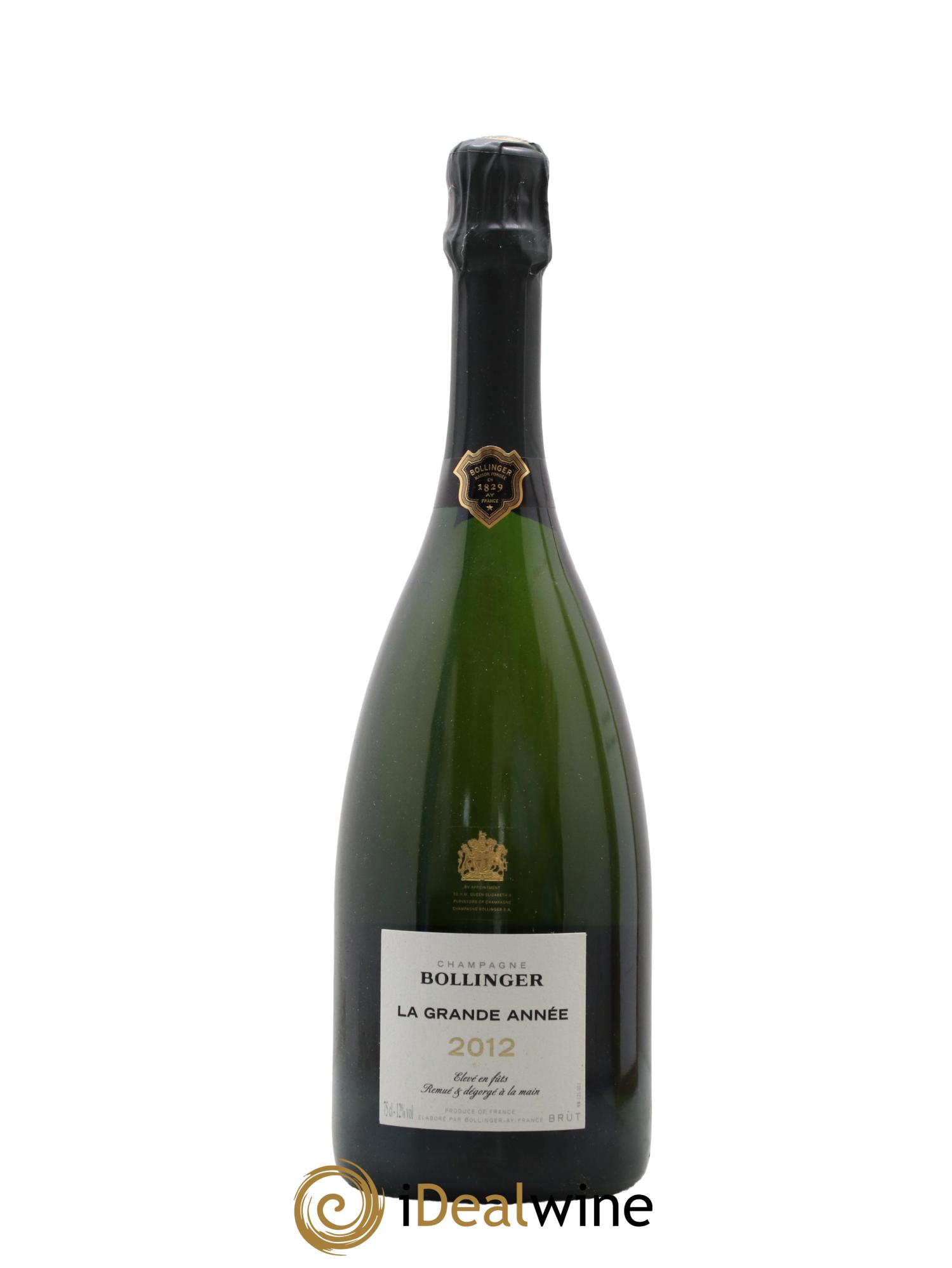 La Grande Année Brut Bollinger 2012 - Lot de 1 bouteille - 1