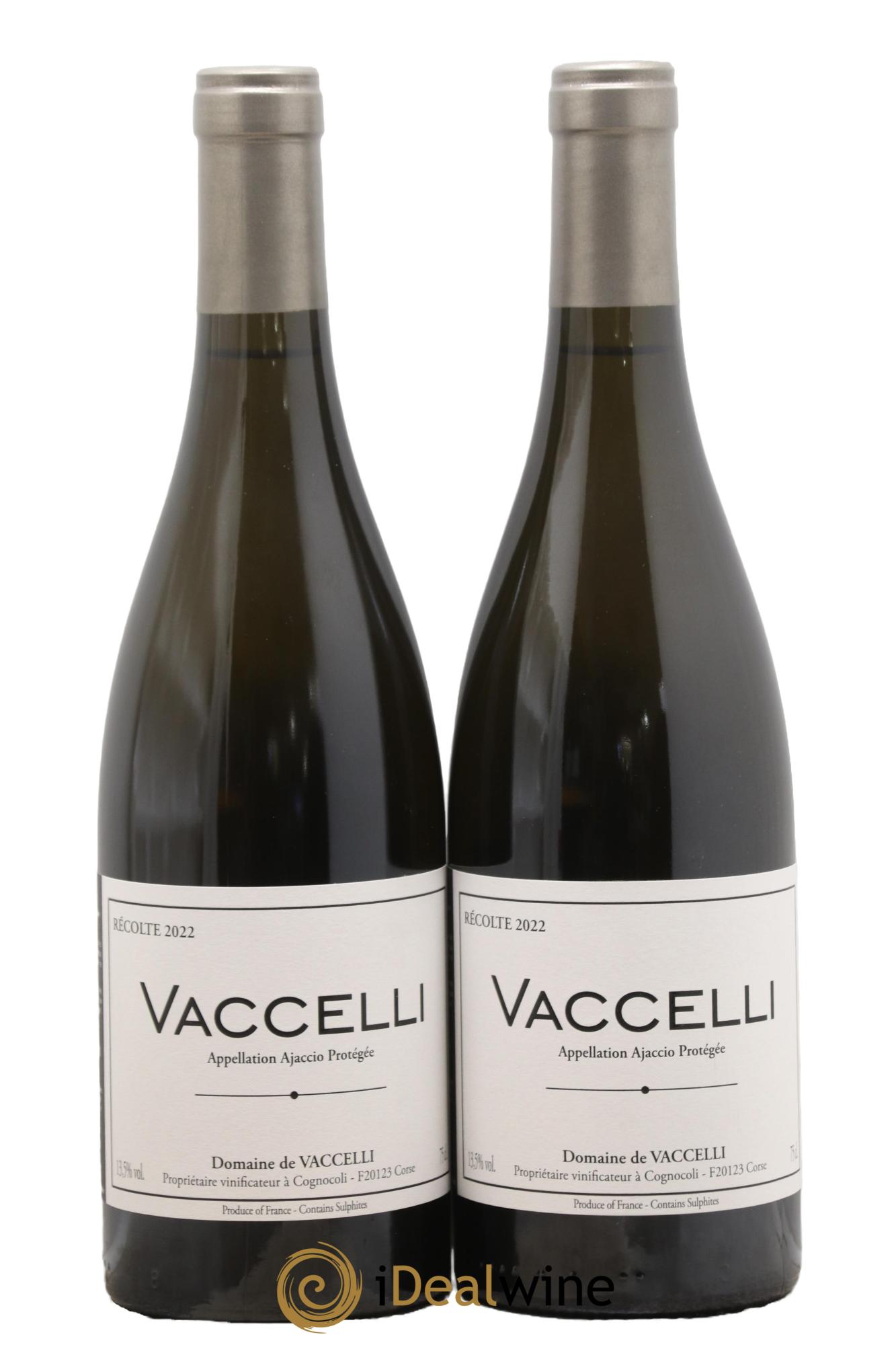 Ajaccio Vaccelli 2022 - Posten von 2 Flaschen - 0
