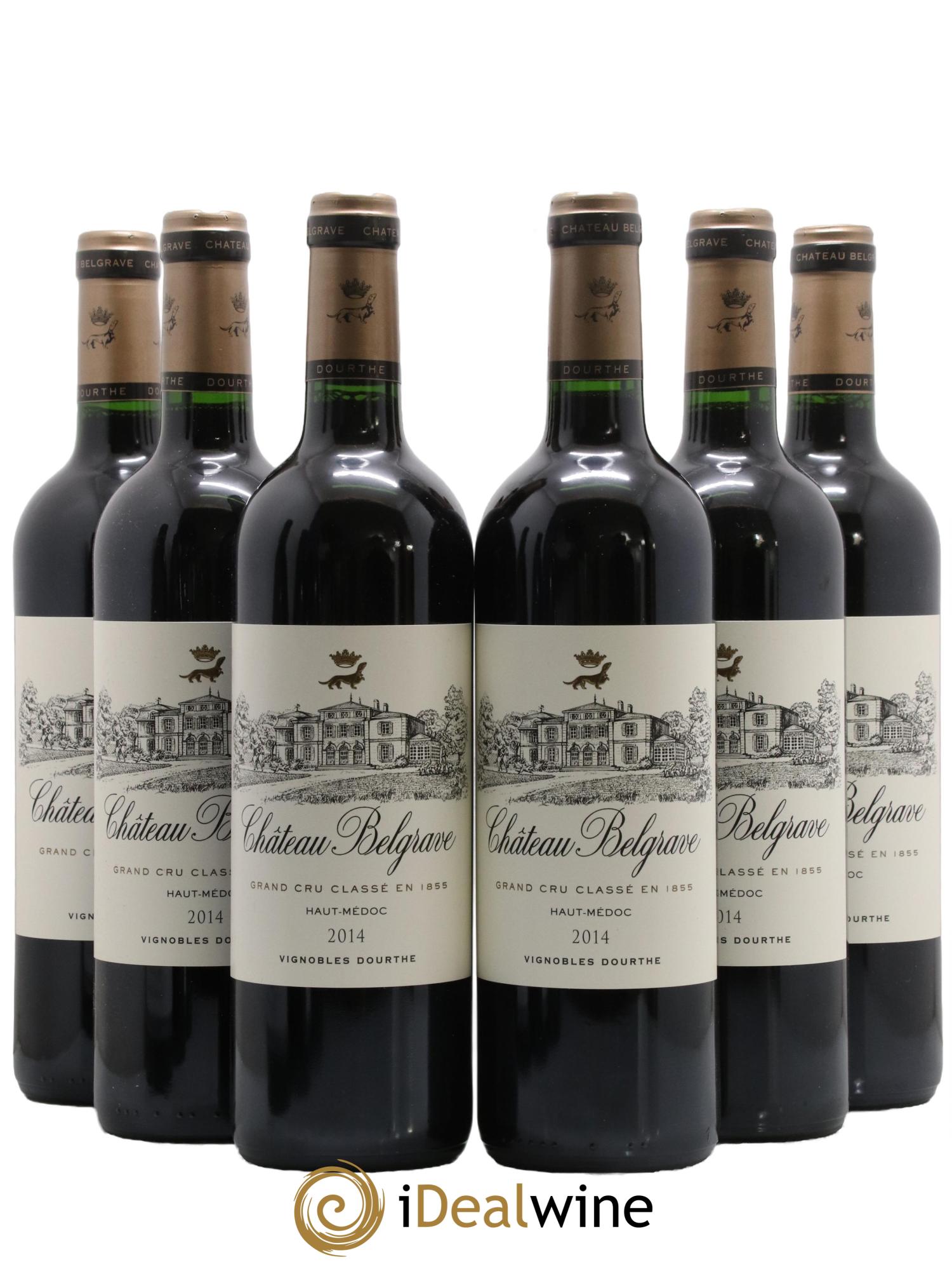 Château Belgrave 5ème Grand Cru Classé 2014 - Lot de 6 bouteilles - 0