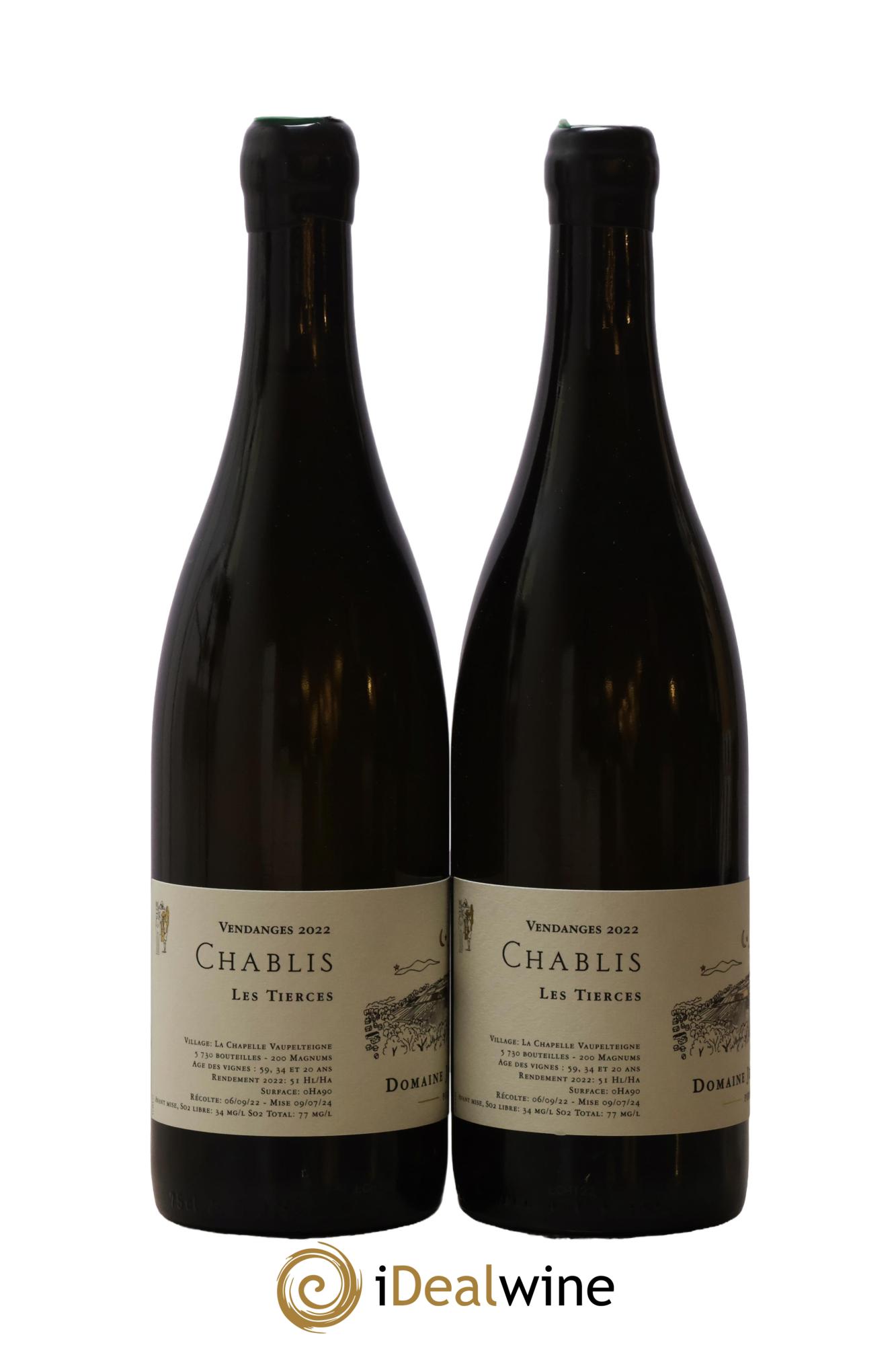 Chablis Les Tierces Jean Dauvissat 2022 - Posten von 2 Flaschen - 1