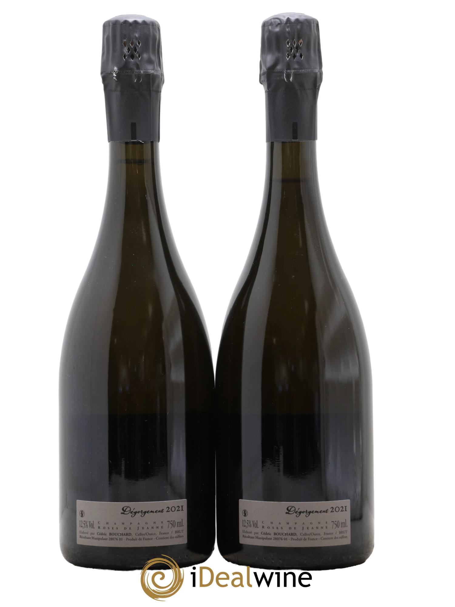 Roses de Jeanne Les Ursules Blanc de Noirs Brut Cédric Bouchard 2017 - Lot de 2 bouteilles - 1