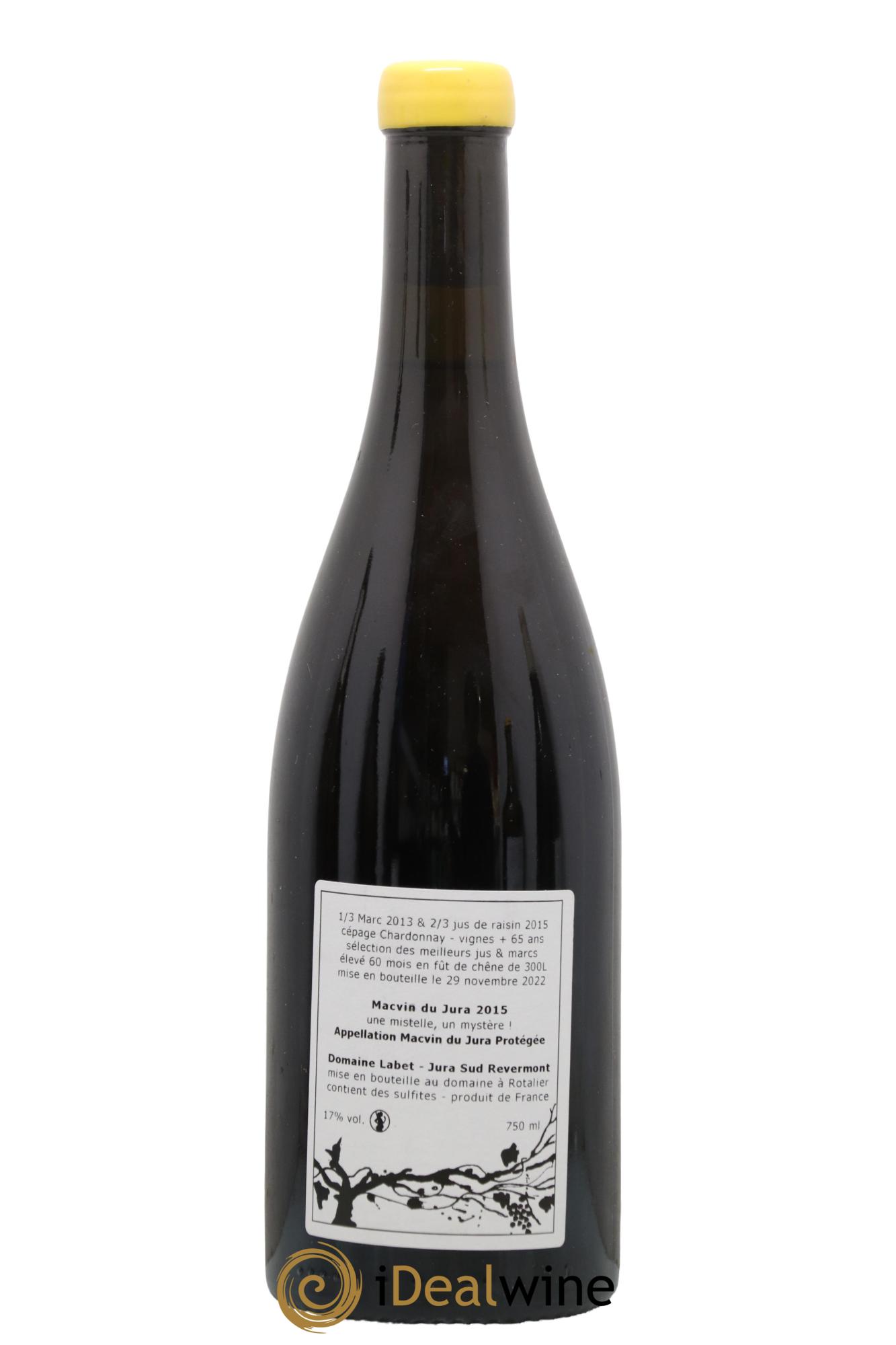 Macvin du Jura Romain - Julien - Charline Labet 2015 - Lot de 1 bouteille - 1