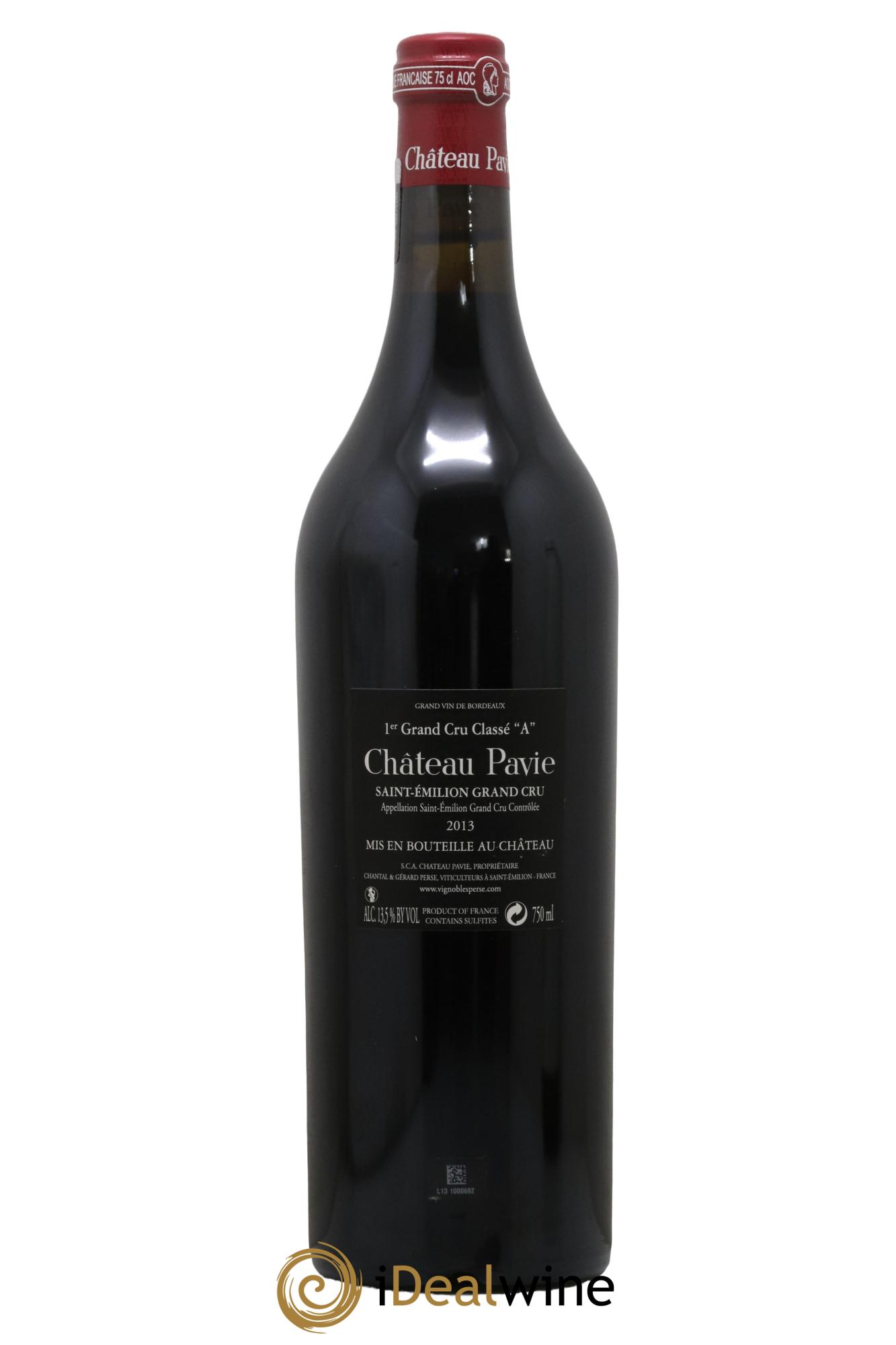 Château Pavie 1er Grand Cru Classé A 2013 - Lotto di 1 bottiglia - 1