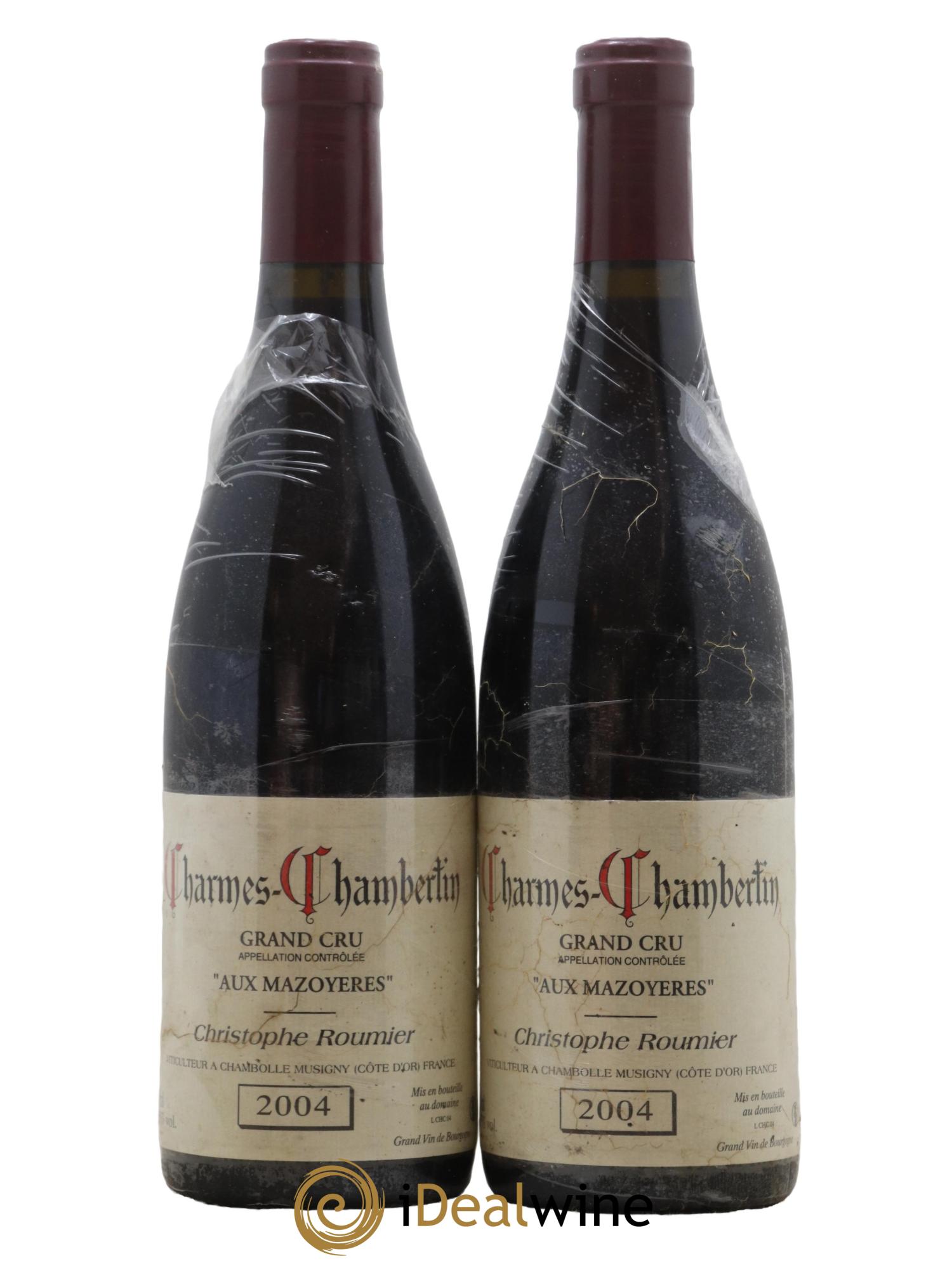 Charmes-Chambertin Grand Cru Aux Mazoyères Christophe Roumier 2004 - Lot of 2 bottles - 0