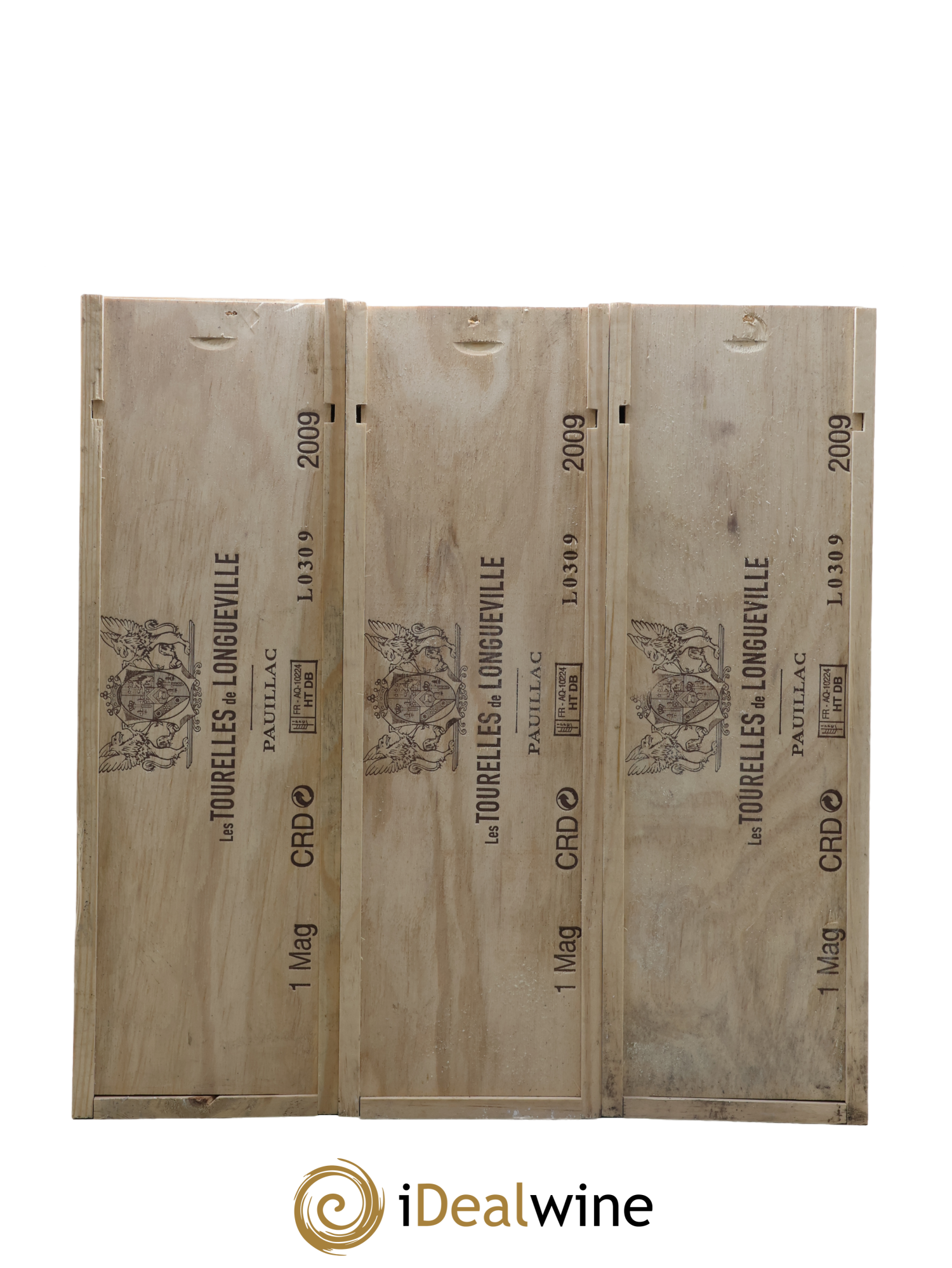 Les Tourelles de Longueville Second Vin 2009 - Lot de 3 magnums - 1