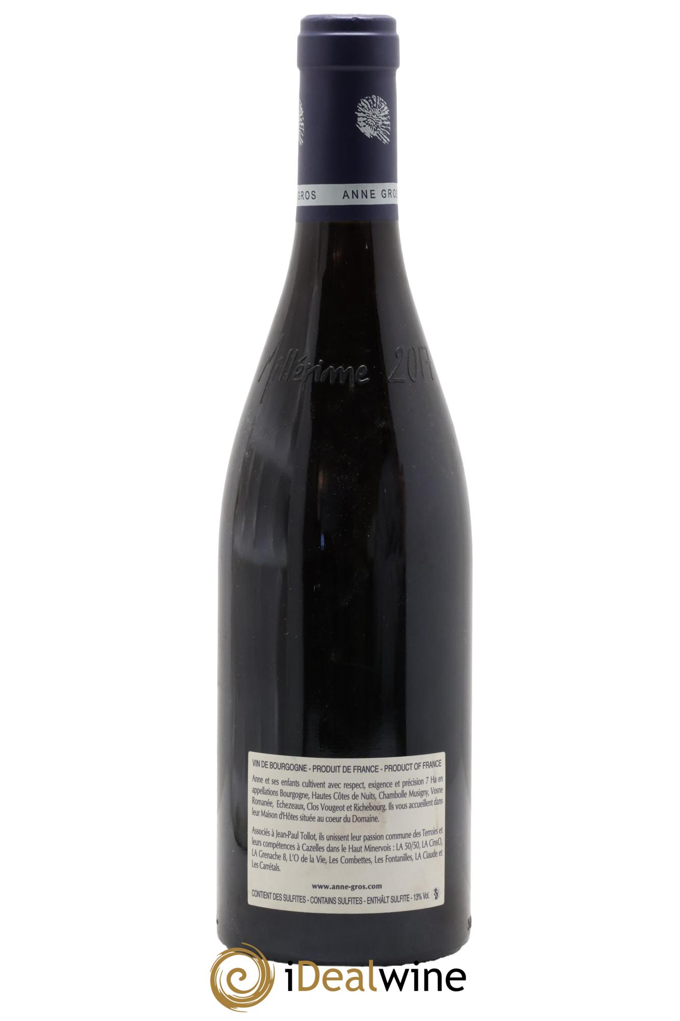 Vosne-Romanée Les Barreaux Anne Gros 2017 - Lot of 1 bottle - 1