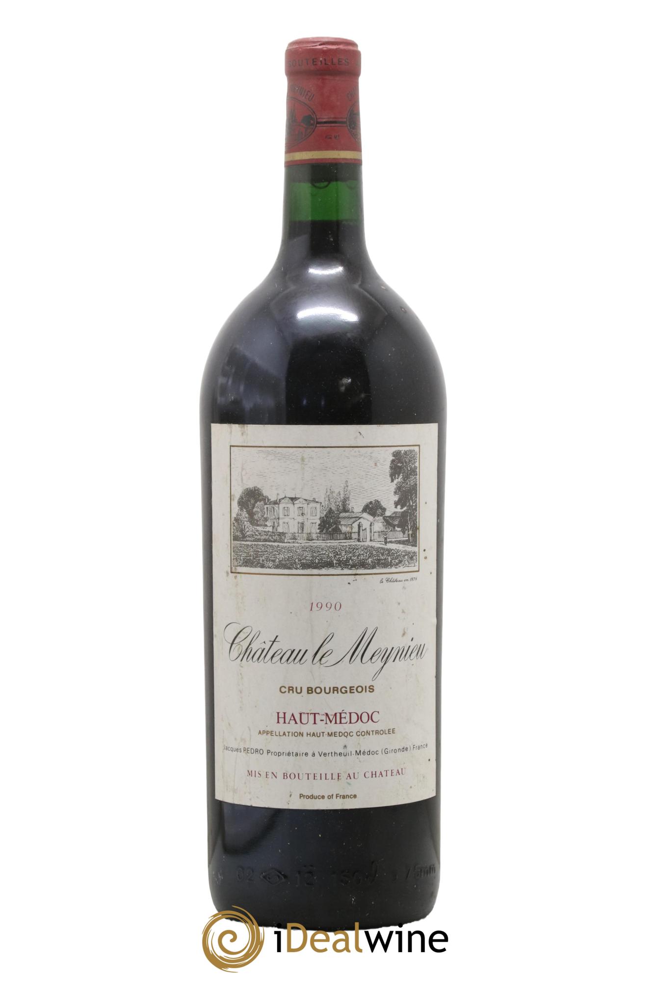 Haut Médoc Cru Bourgeois Château le Meynieu 1990 - Lot de 1 magnum - 0