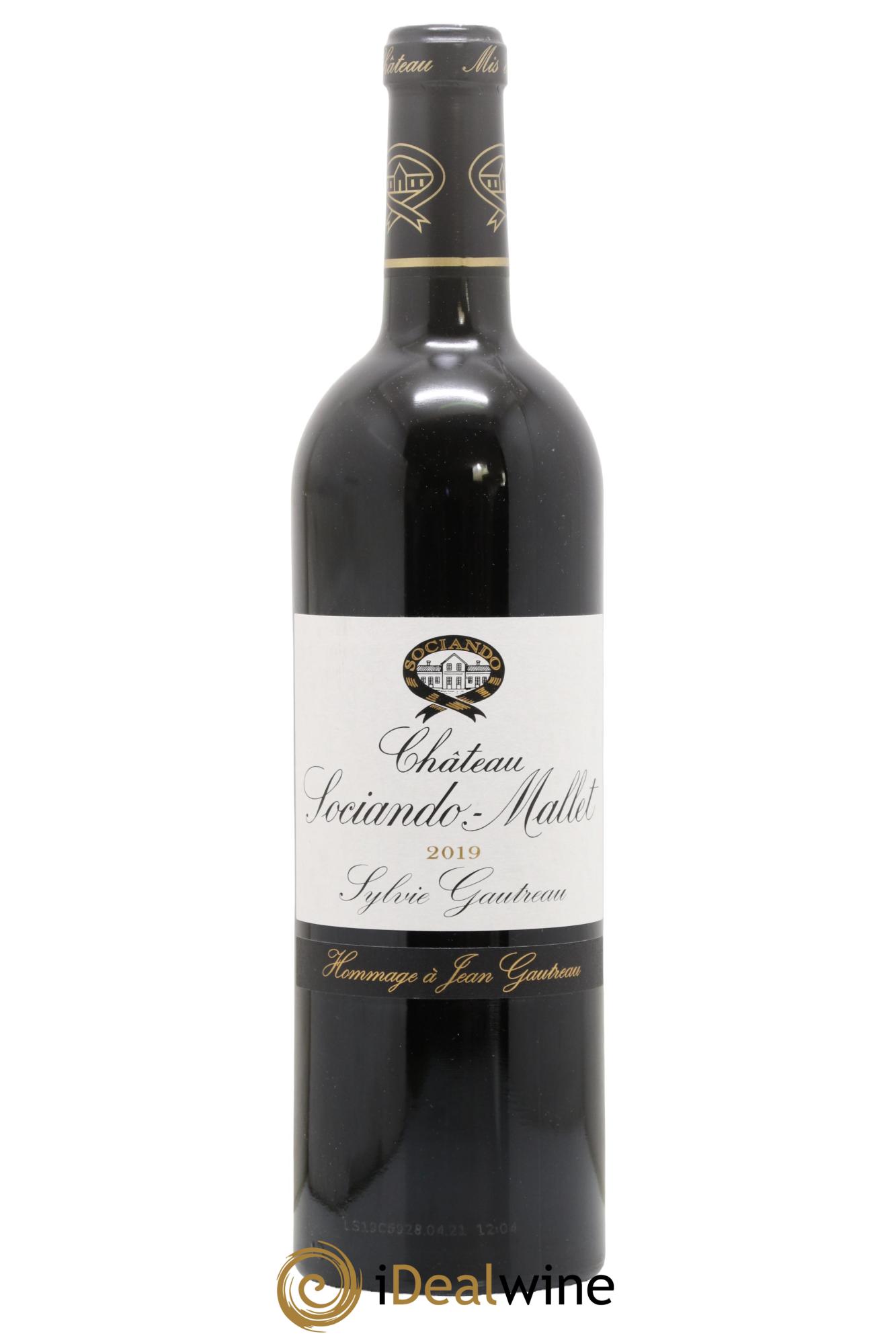 Château Sociando Mallet Hommage a Jean Gautreau 2019 - Lotto di 1 bottiglia - 0