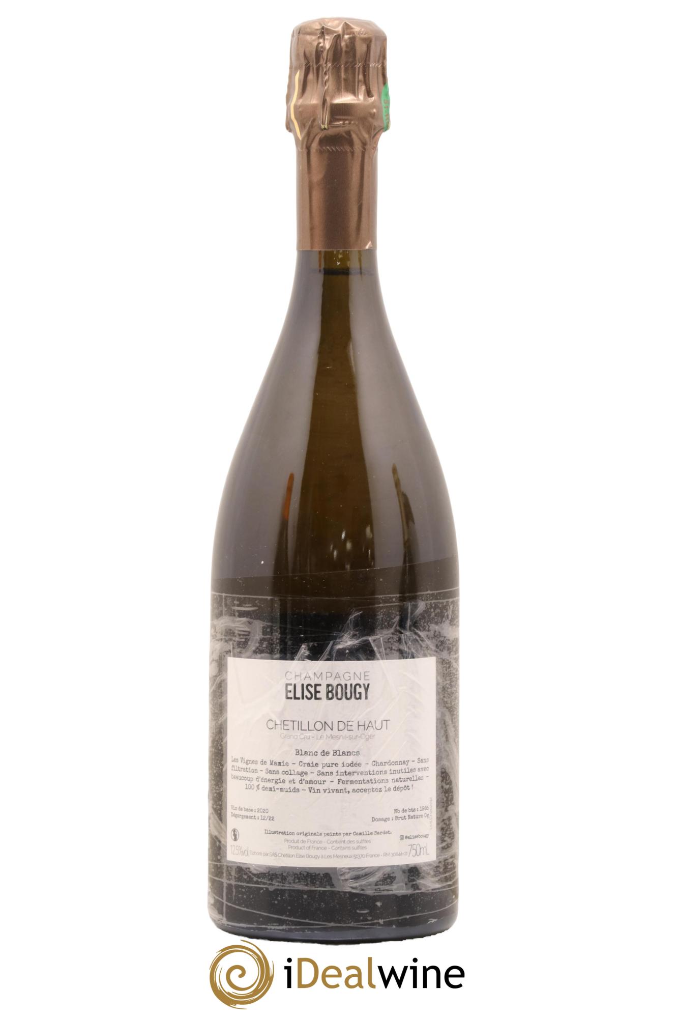 Chétillon de Haut Le Mesnil sur Oger Elise Bougy - Lot de 1 bouteille - 1