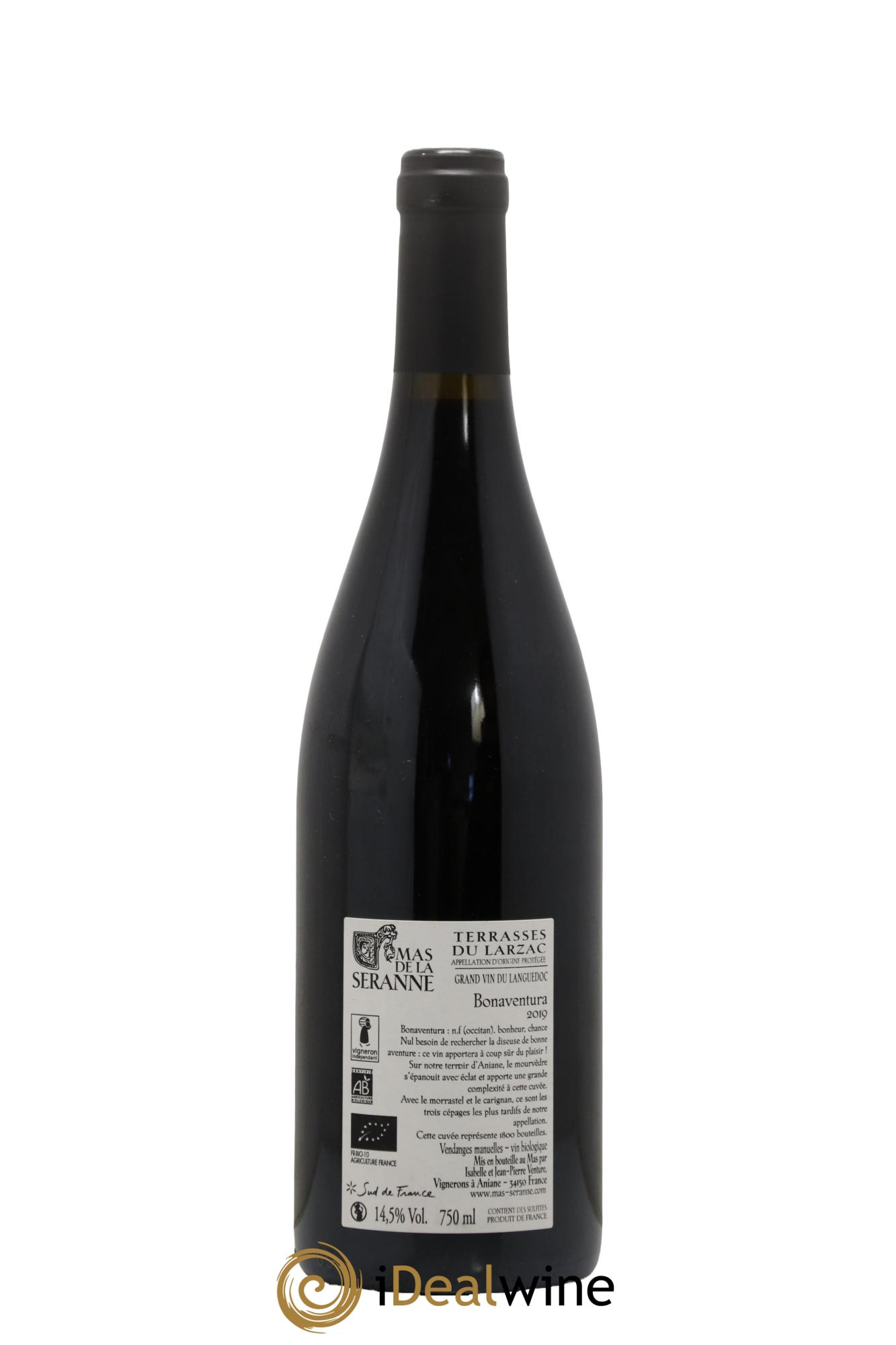 Terrasses du Larzac Bonaventura Mas de la Seranne 2019 - Lot de 1 bouteille - 1