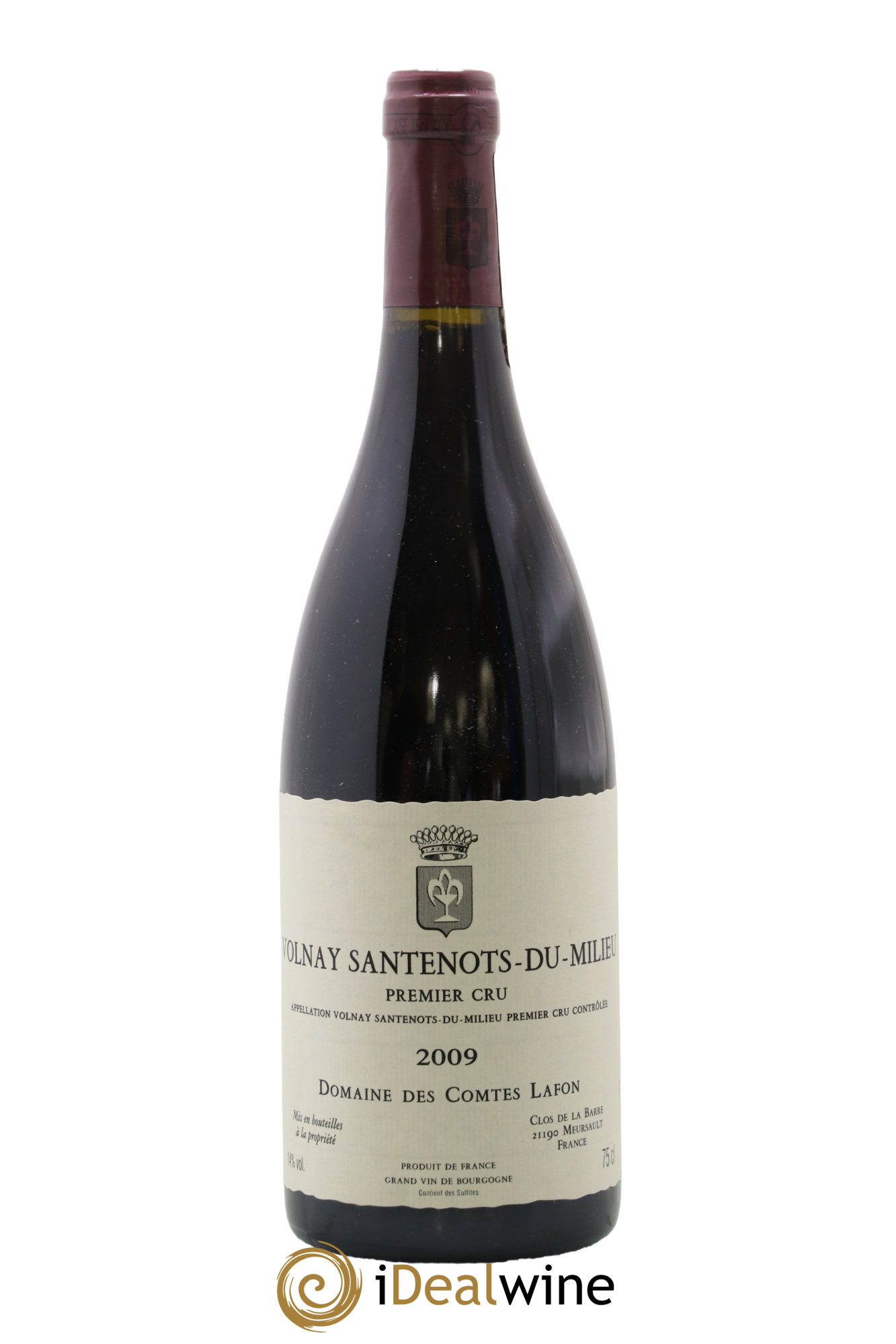 Volnay 1er Cru Santenots du Milieu Comtes Lafon (Domaine des) 2009 - Lot de 1 bouteille - 0