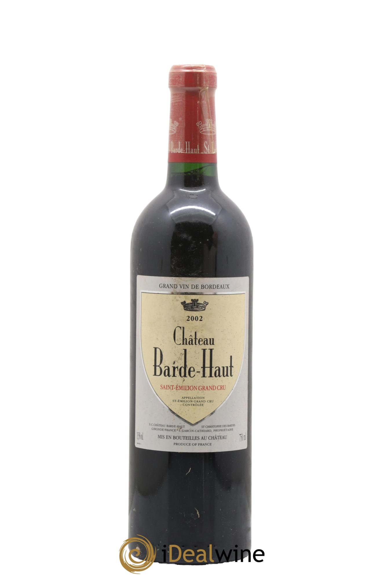 Château Barde Haut Grand Cru Classé 2002 - Posten von 1 Flasche - 0