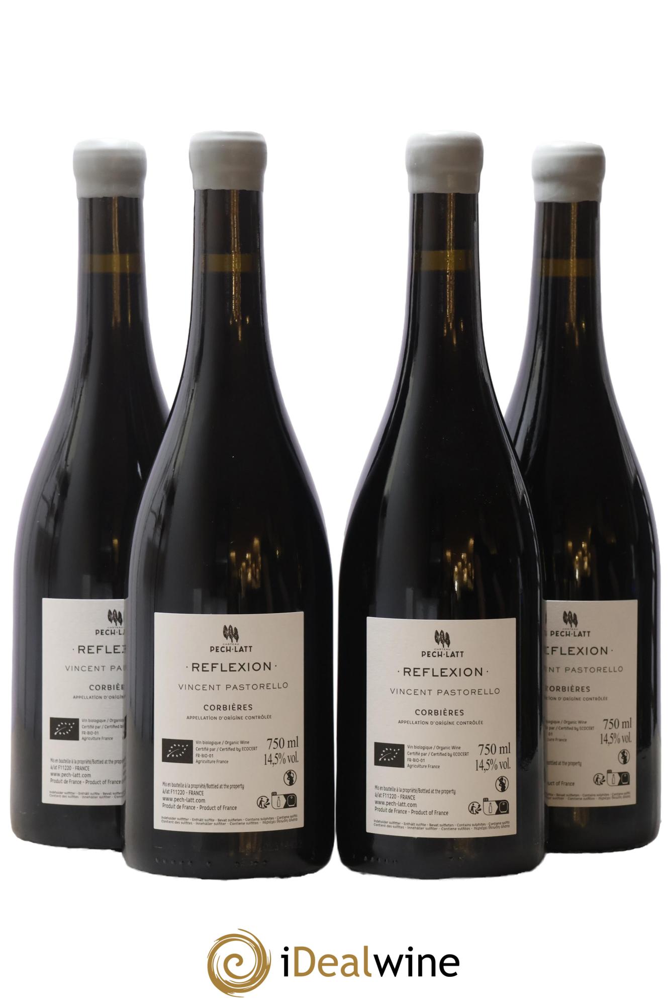 Corbières Reflexion Château Pech Latt 2022 - Posten von 4 Flaschen - 1