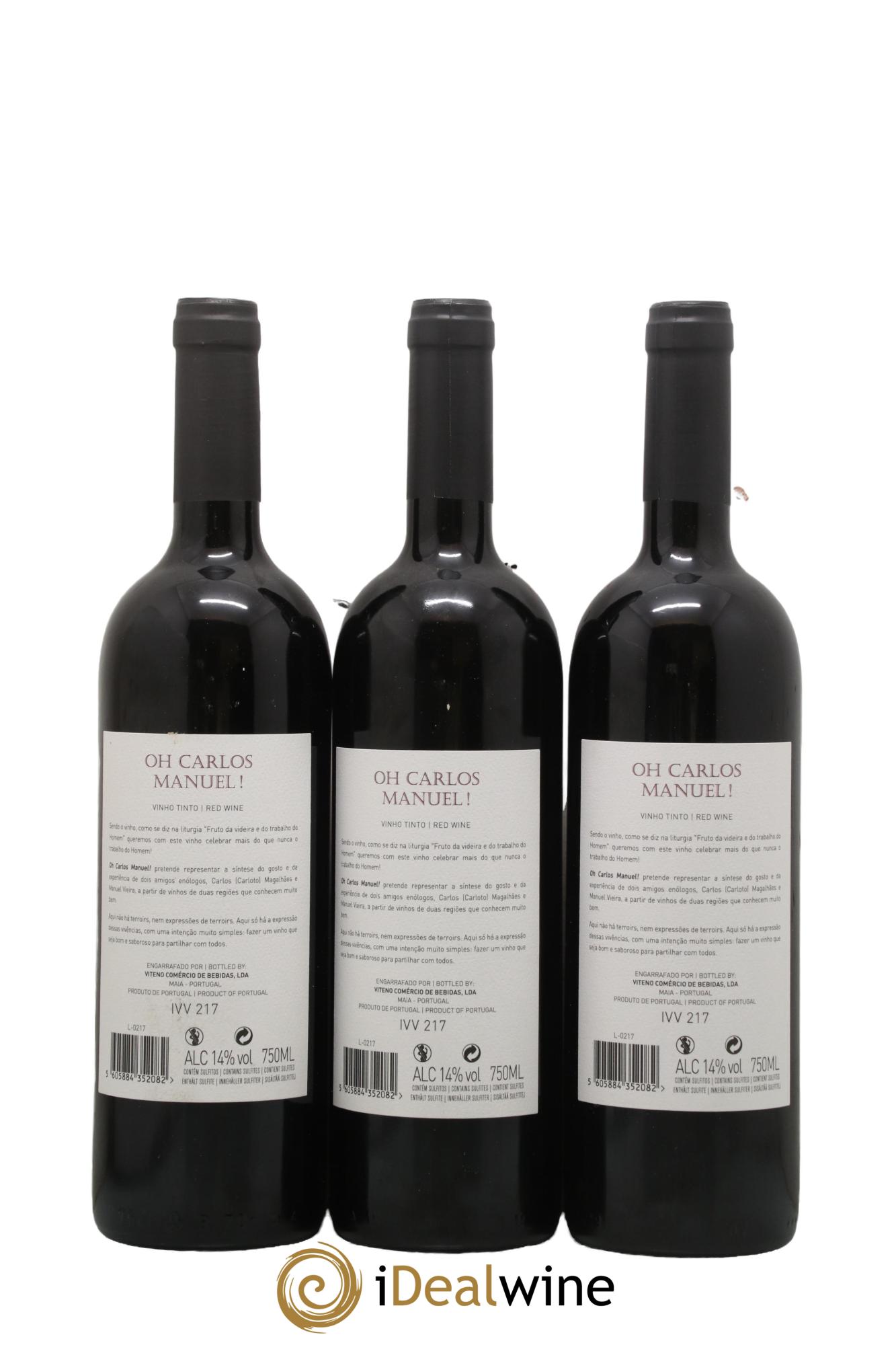 Portugal Oh Carlos Manuel Viteno Comercio De Bebidas 2017 - Lot of 3 bottles - 1
