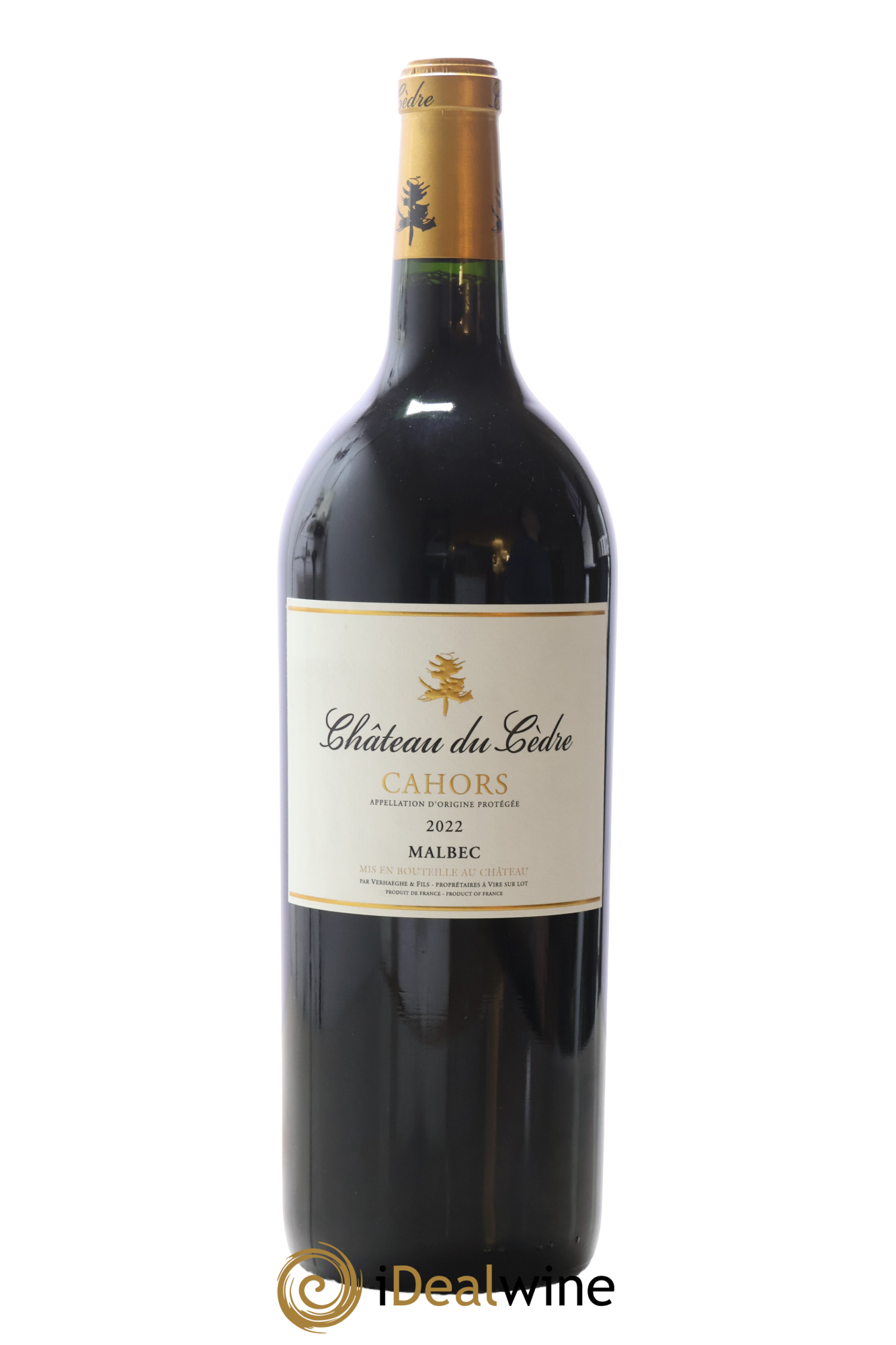 Cahors Château du Cèdre Pascal et Jean-Marc Verhaeghe 2022 - Lot of 1 magnum - 0