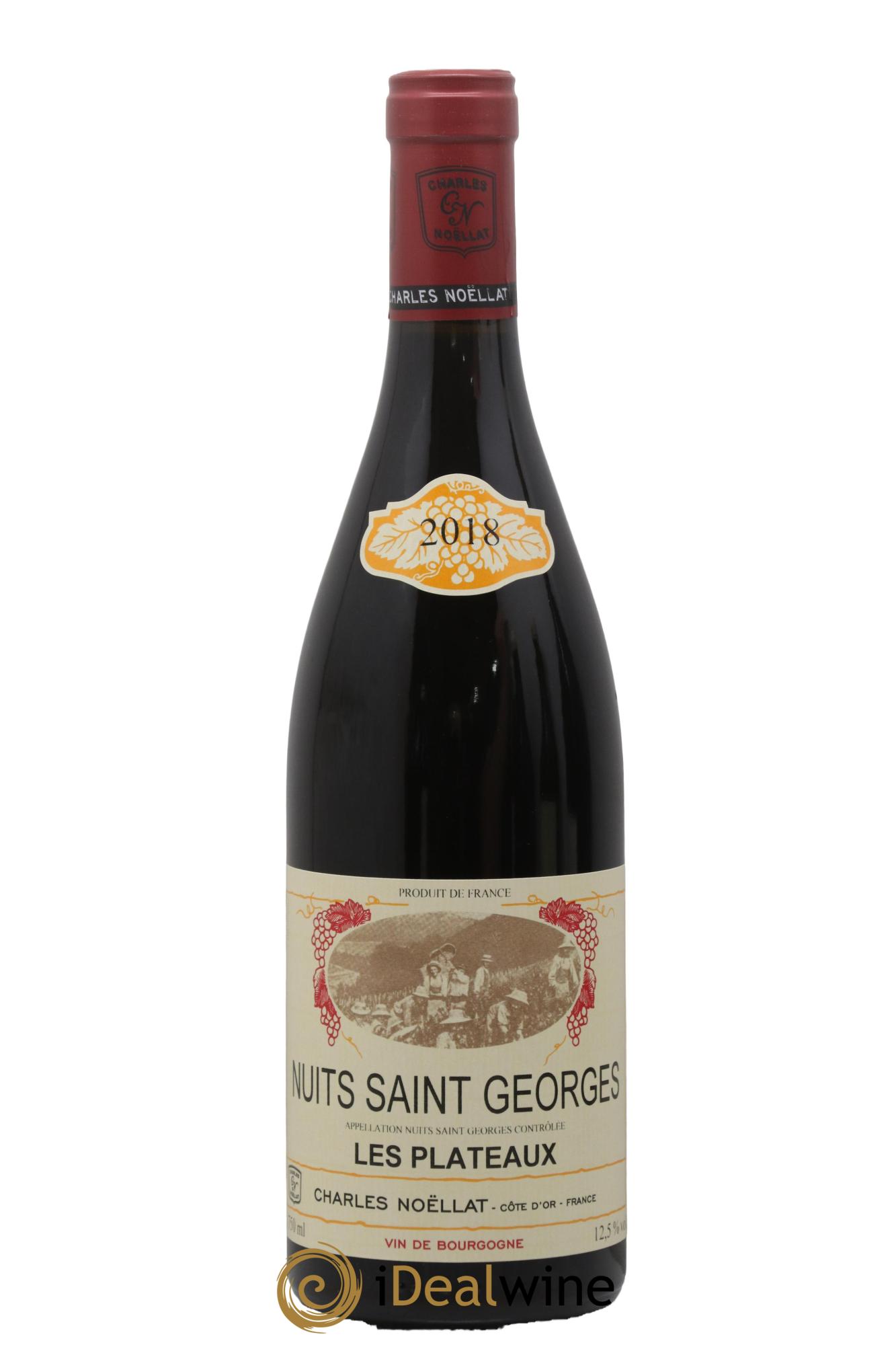 Nuits-Saint-Georges Les Plateaux Charles Noëllat 2018 - Posten von 1 Flasche - 0