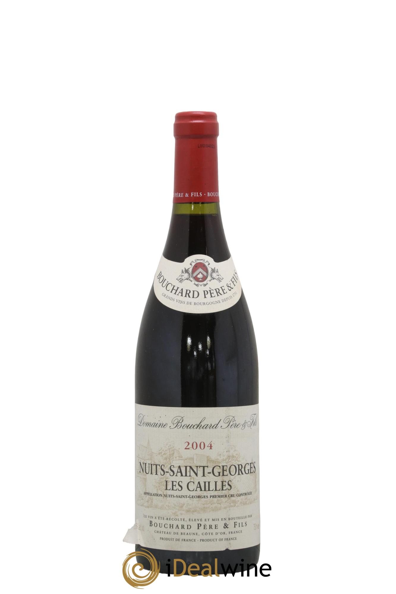 Nuits-Saint-Georges 1er Cru Les Cailles Bouchard Père & Fils 2004 - Lot de 1 bouteille - 0