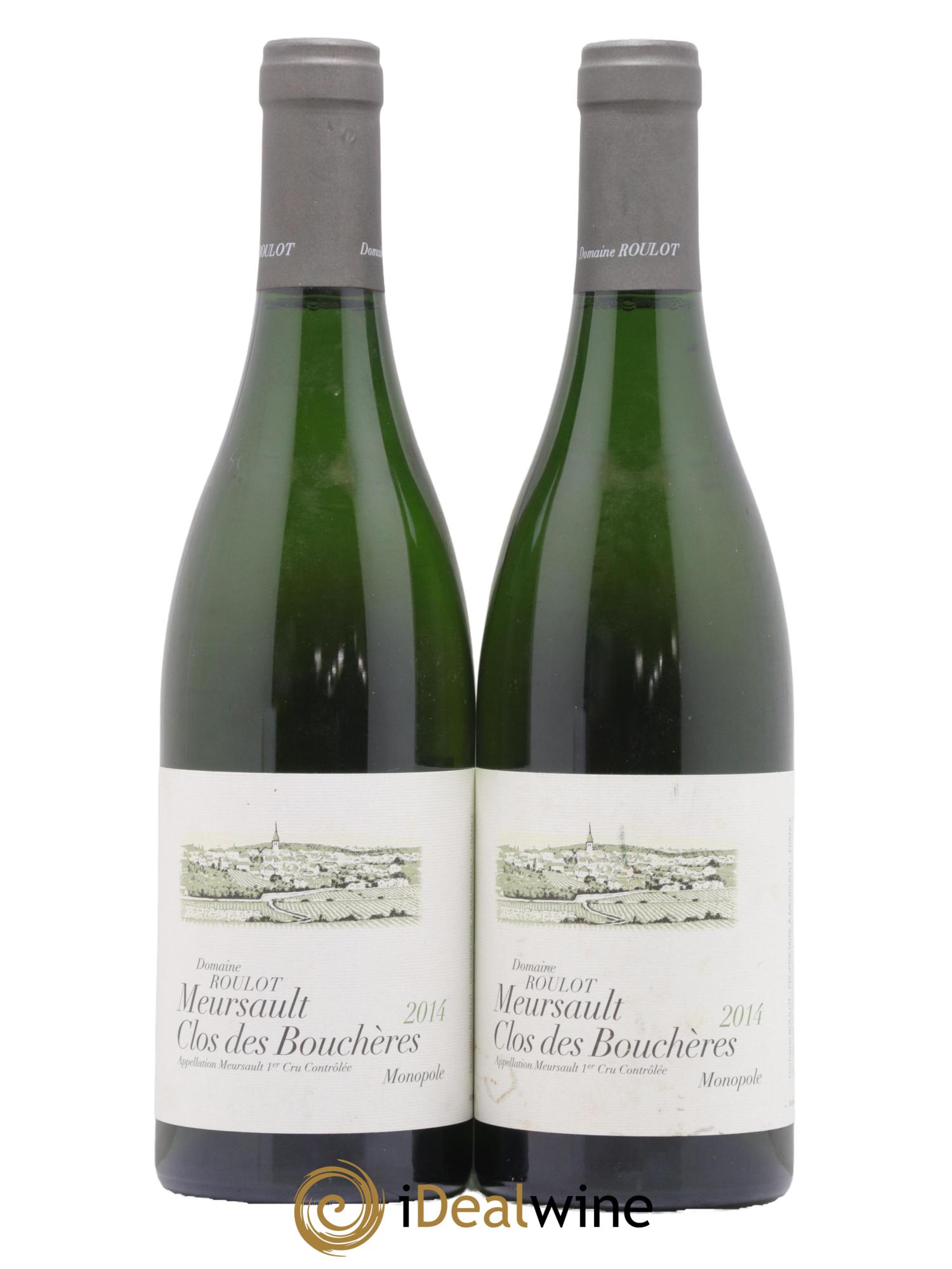 Meursault 1er Cru Clos des Bouchères Roulot (Domaine) 2014 - Lot de 2 bouteilles - 0