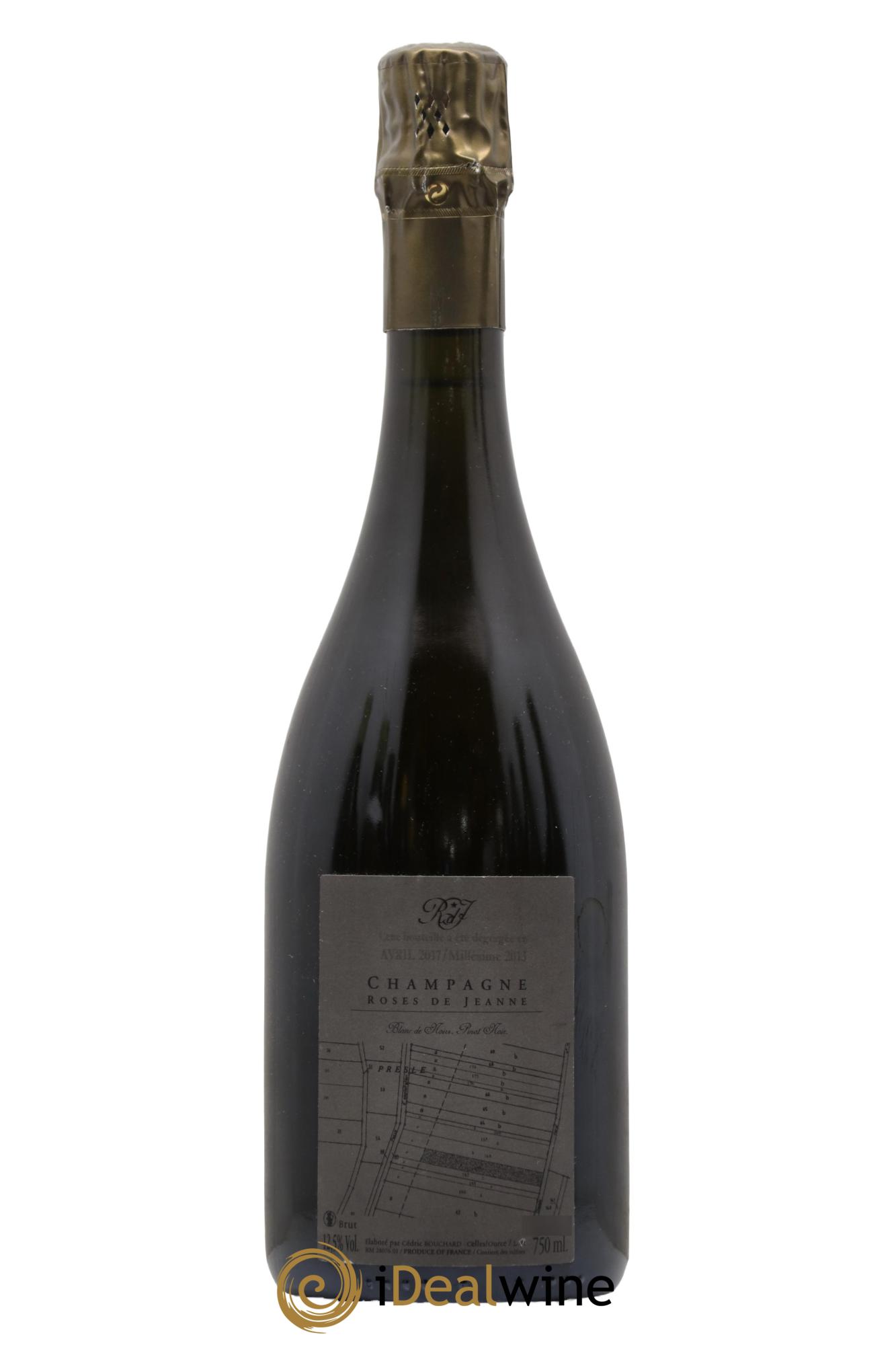 Roses de Jeanne Presle Blanc de Noirs Cédric Bouchard 2013 - Lot de 1 bouteille - 1