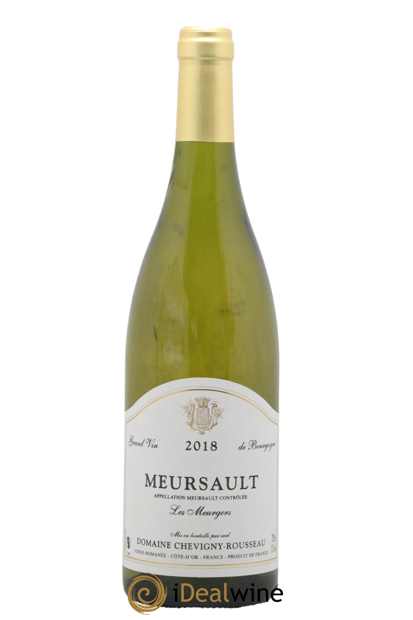 Meursault Les Meurgers Domaine Chevigny-Rousseau 2018 - Lot de 1 bouteille - 0