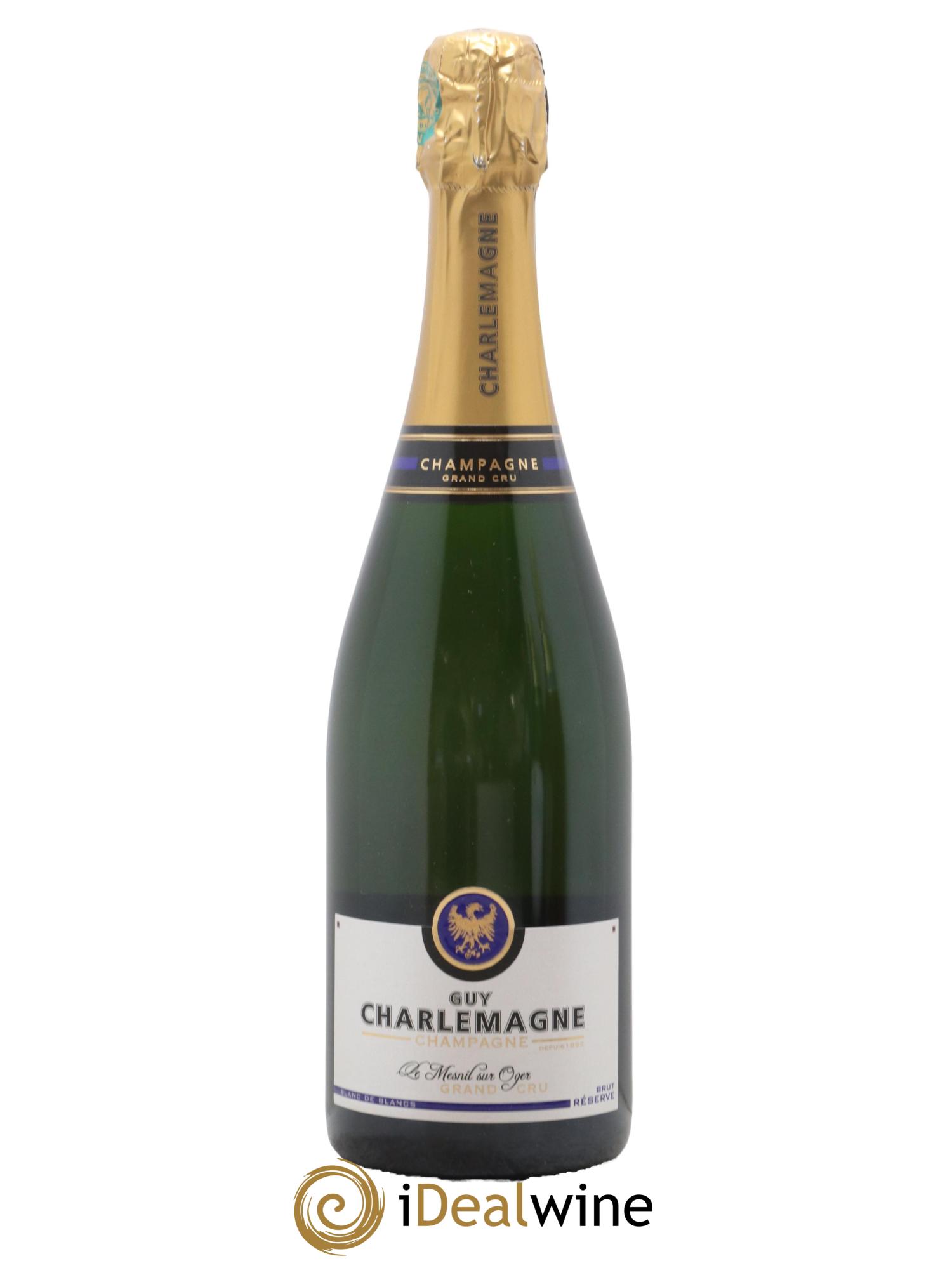 Champagne Grand Cru Blanc de Blancs Charlemagne - Lot de 1 bouteille - 0