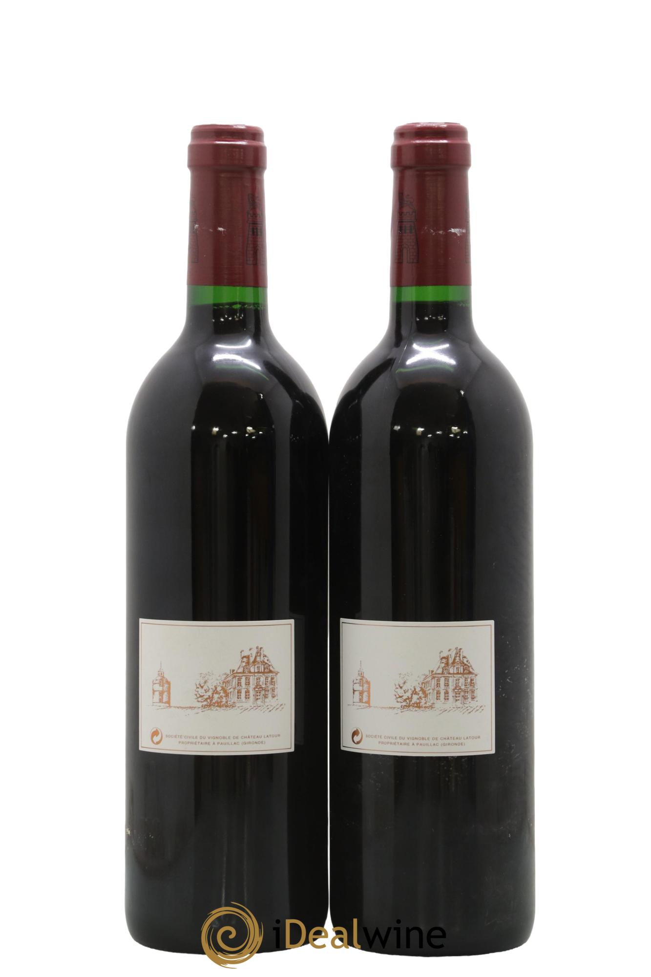Château Latour 1er Grand Cru Classé 1996 - Lot de 2 bouteilles - 1