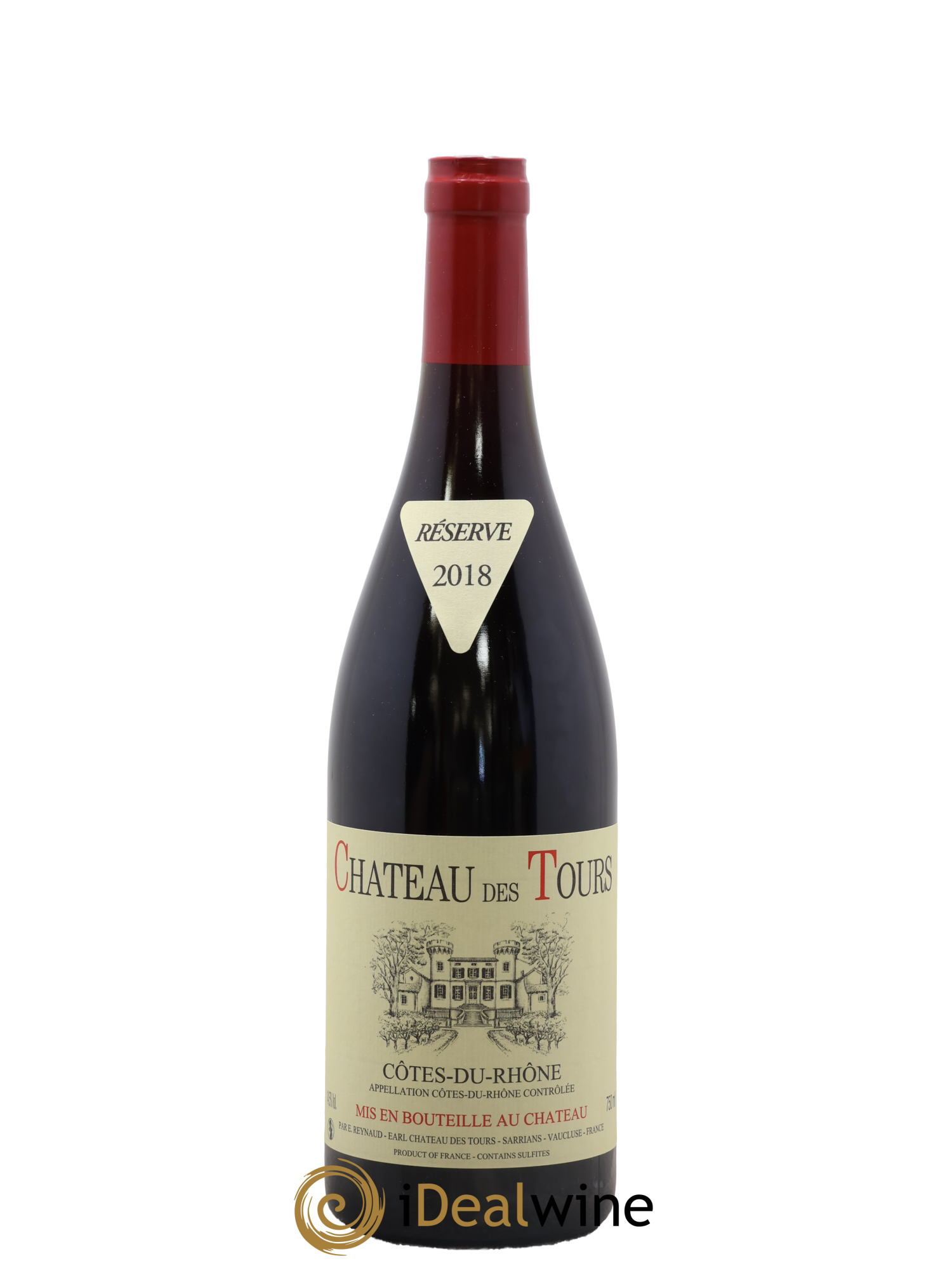 Côtes-du-Rhône Château des Tours Emmanuel Reynaud 2018 - Lot de 1 bouteille - 0