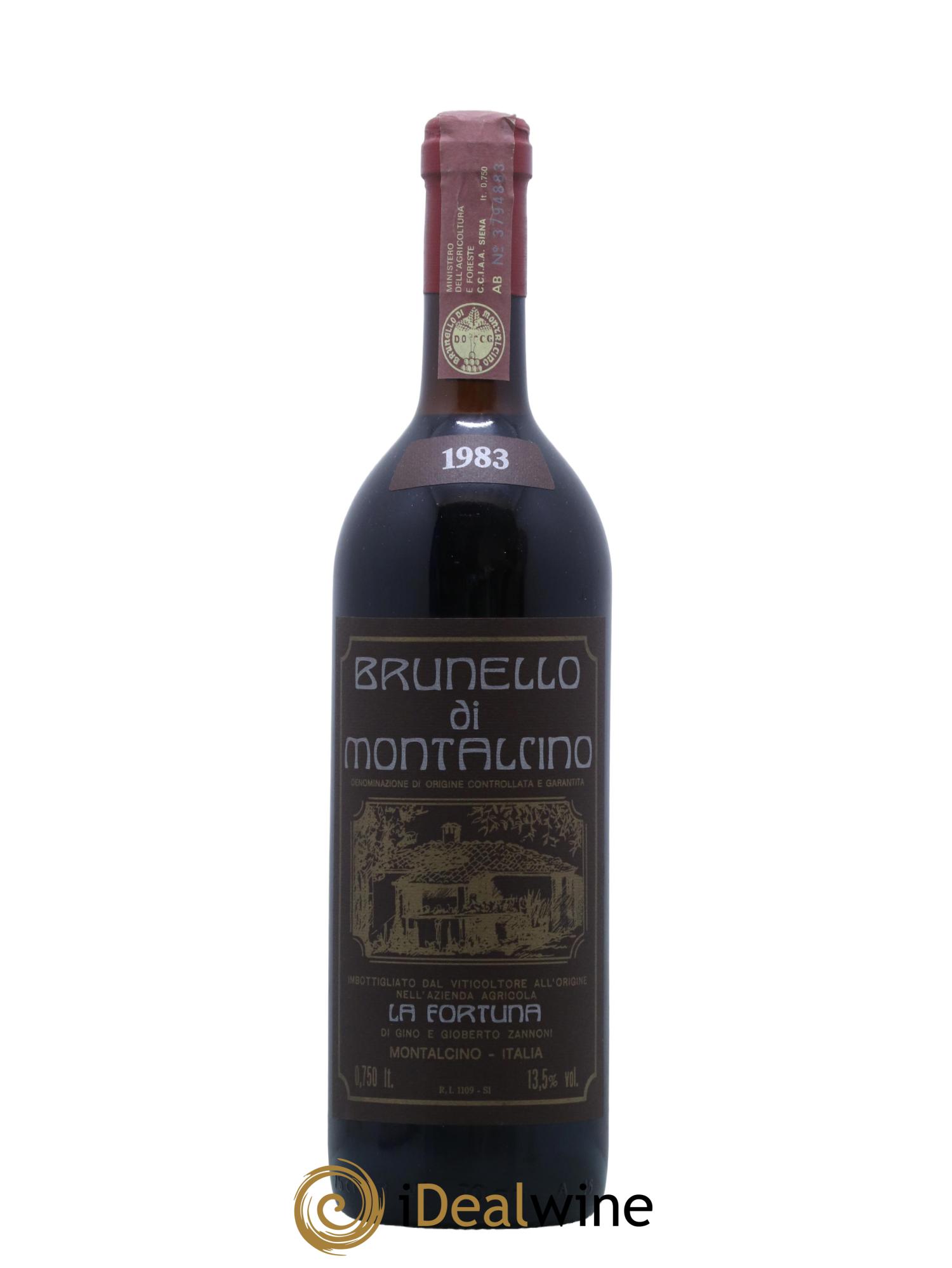 Brunello di Montalcino DOCG La Fortuna 1983 - Lot de 1 bouteille - 0