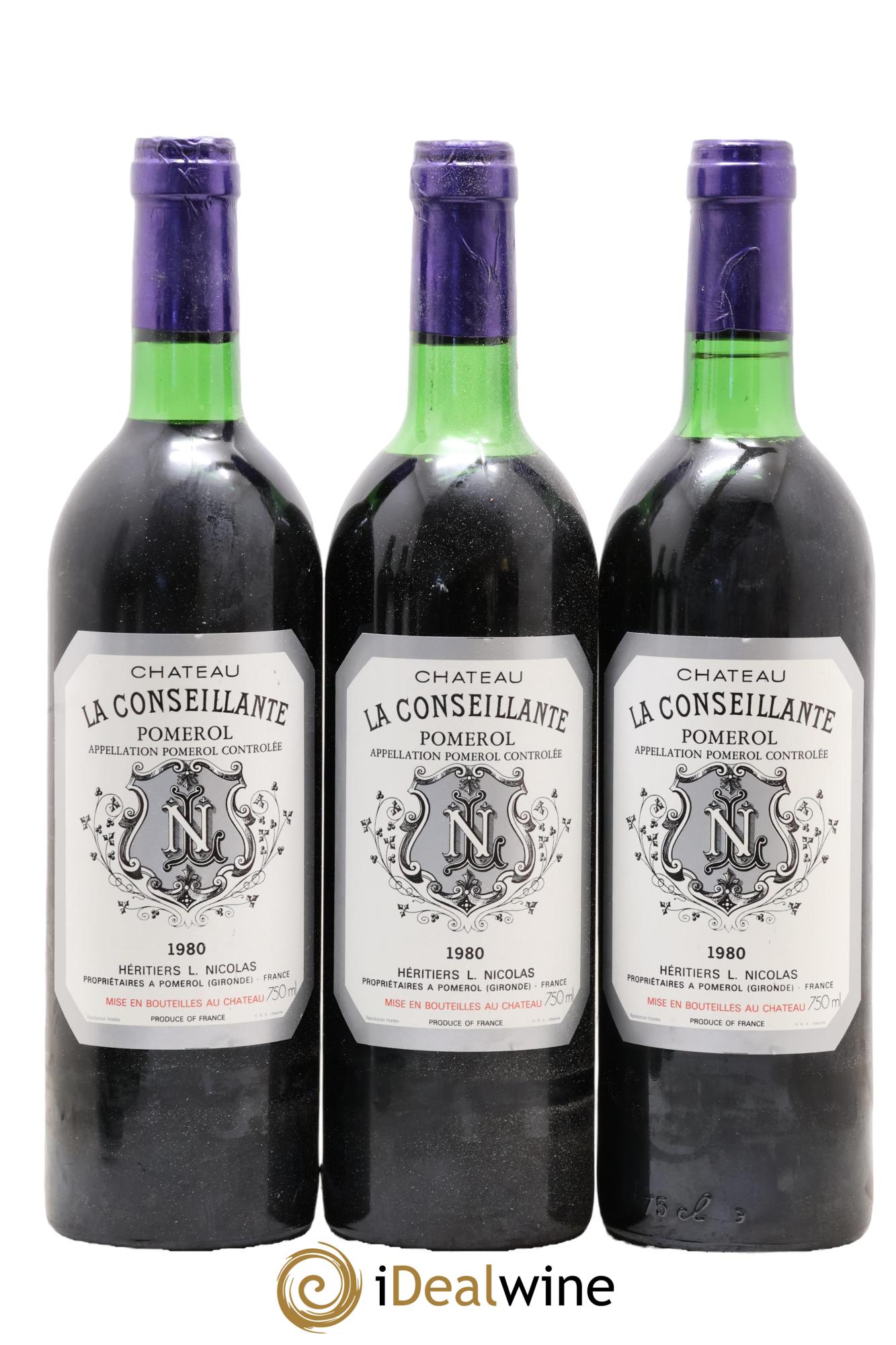 Château la Conseillante 1980 - Lot de 6 bouteilles - 2