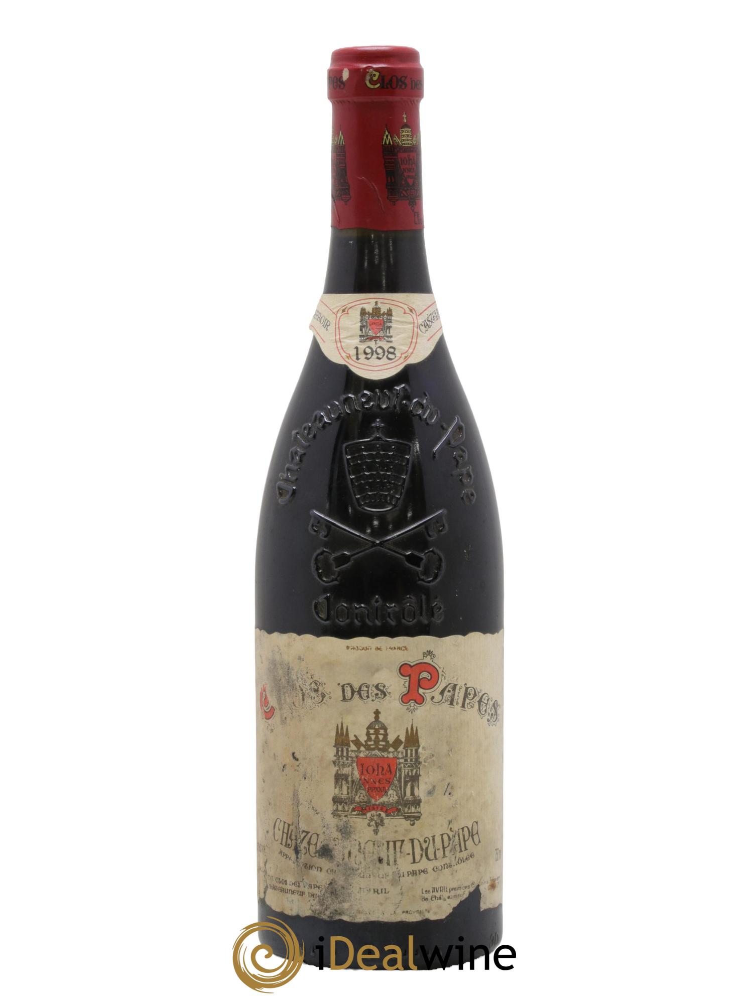 Châteauneuf-du-Pape Clos des Papes - Paul Avril 1998 - Lot de 1 bouteille - 0