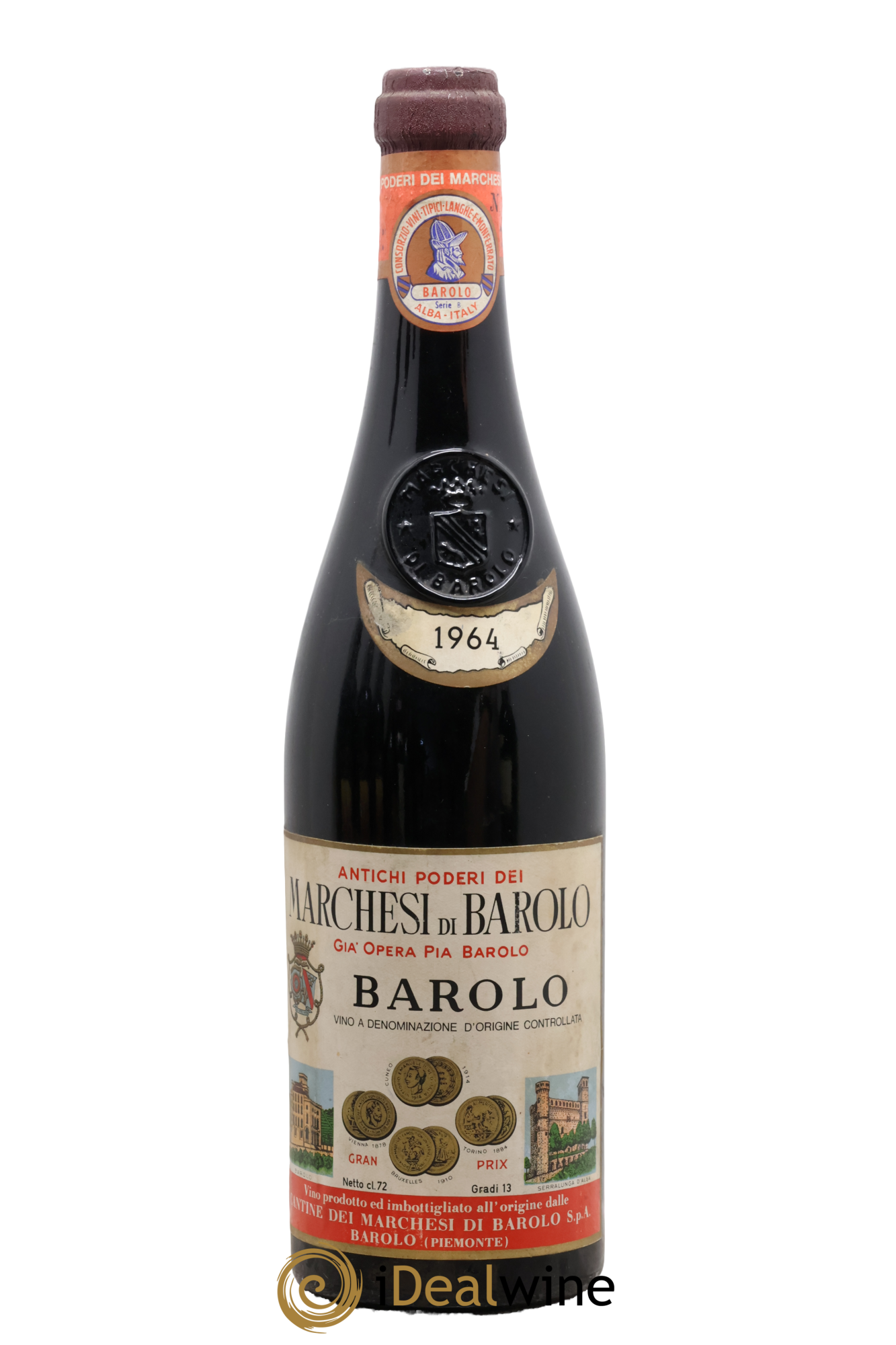 Barolo DOCG Marchesi di Barolo 1964 - Lote de 1 botella - 0