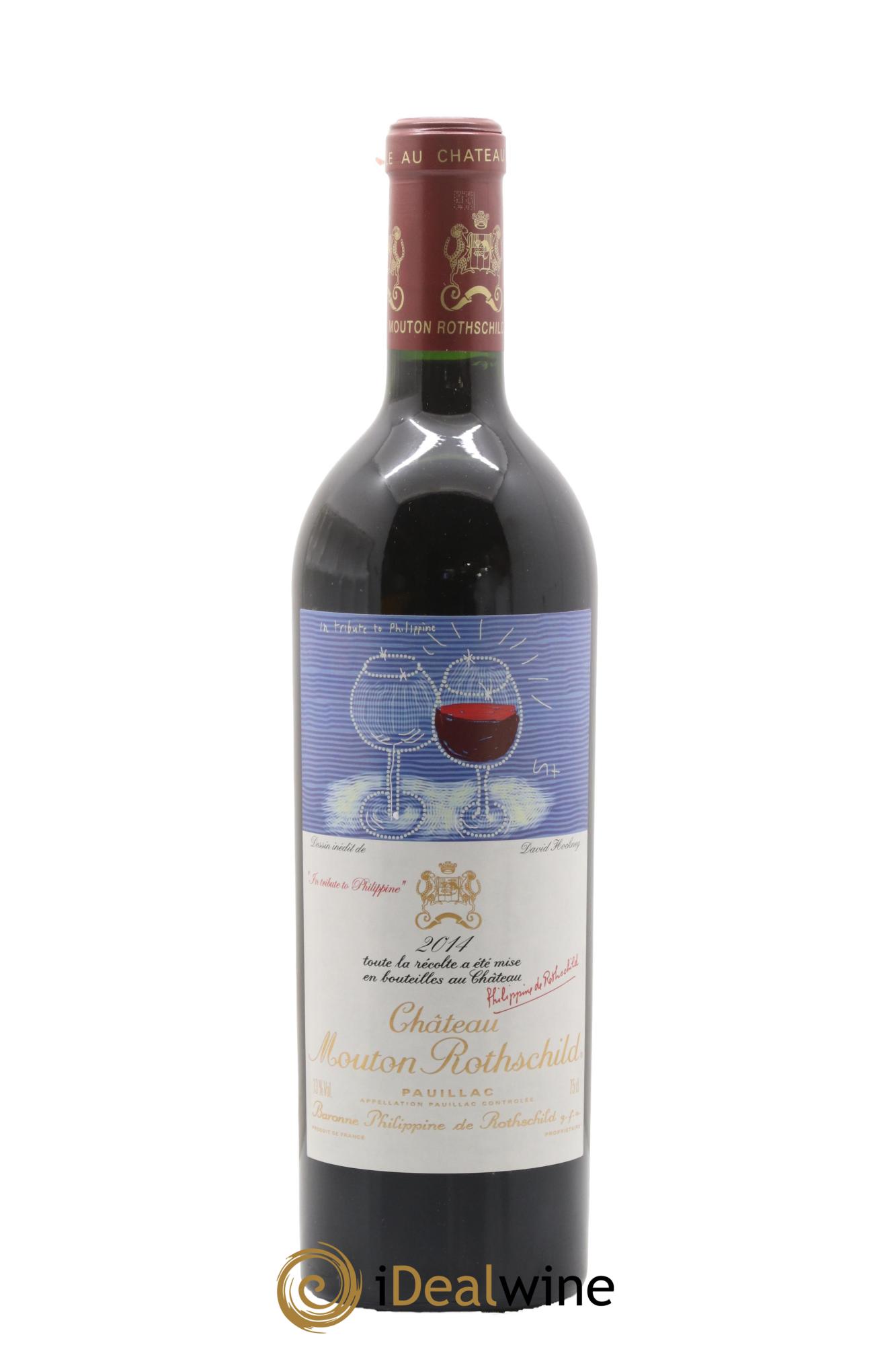 Château Mouton Rothschild 1er Grand Cru Classé 2014 - Lot de 1 bouteille - 0