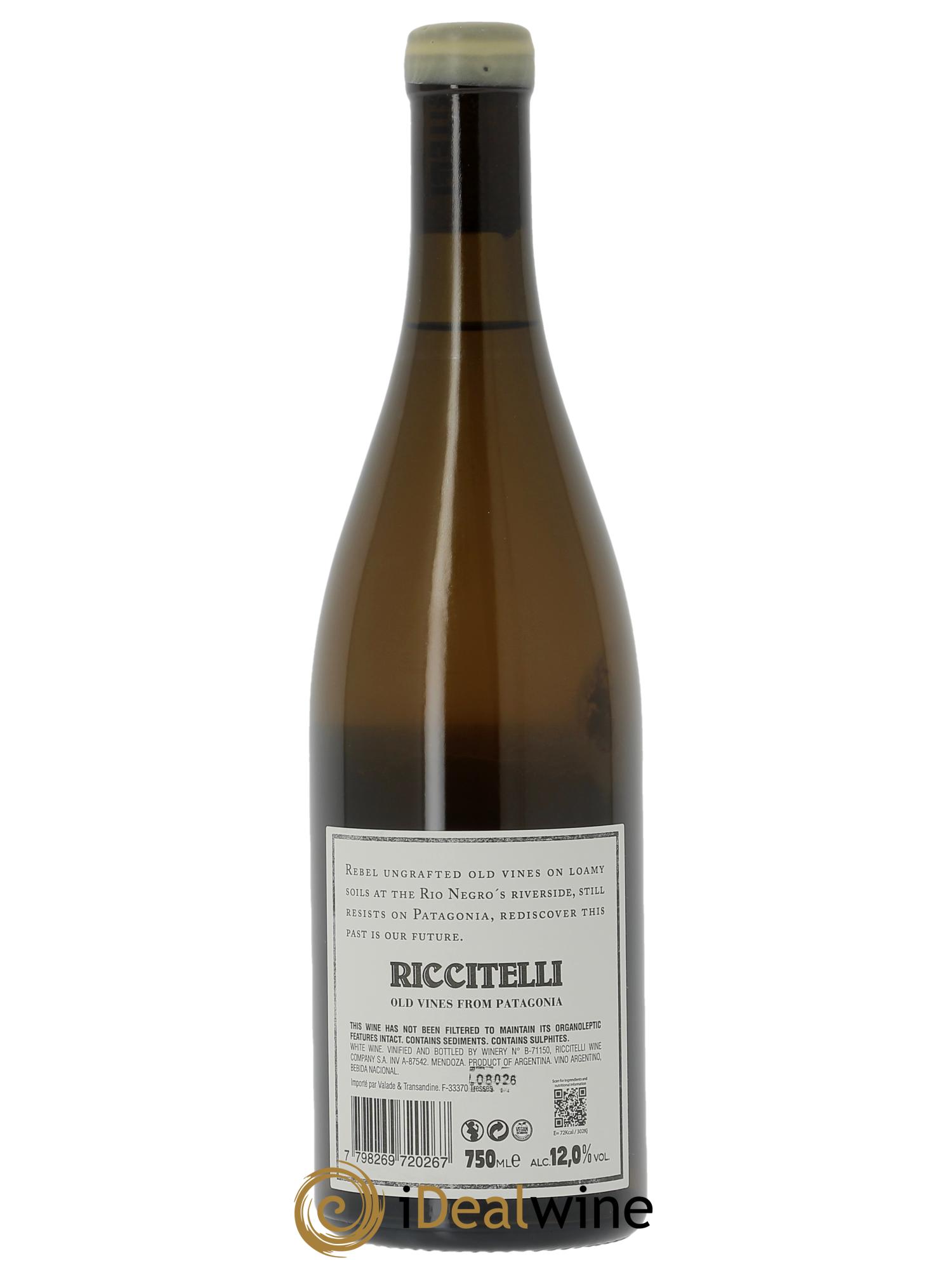 Rio Negro Matias Riccitelli Old Vine Torrontes 2024 - Lot de 1 bouteille - 1
