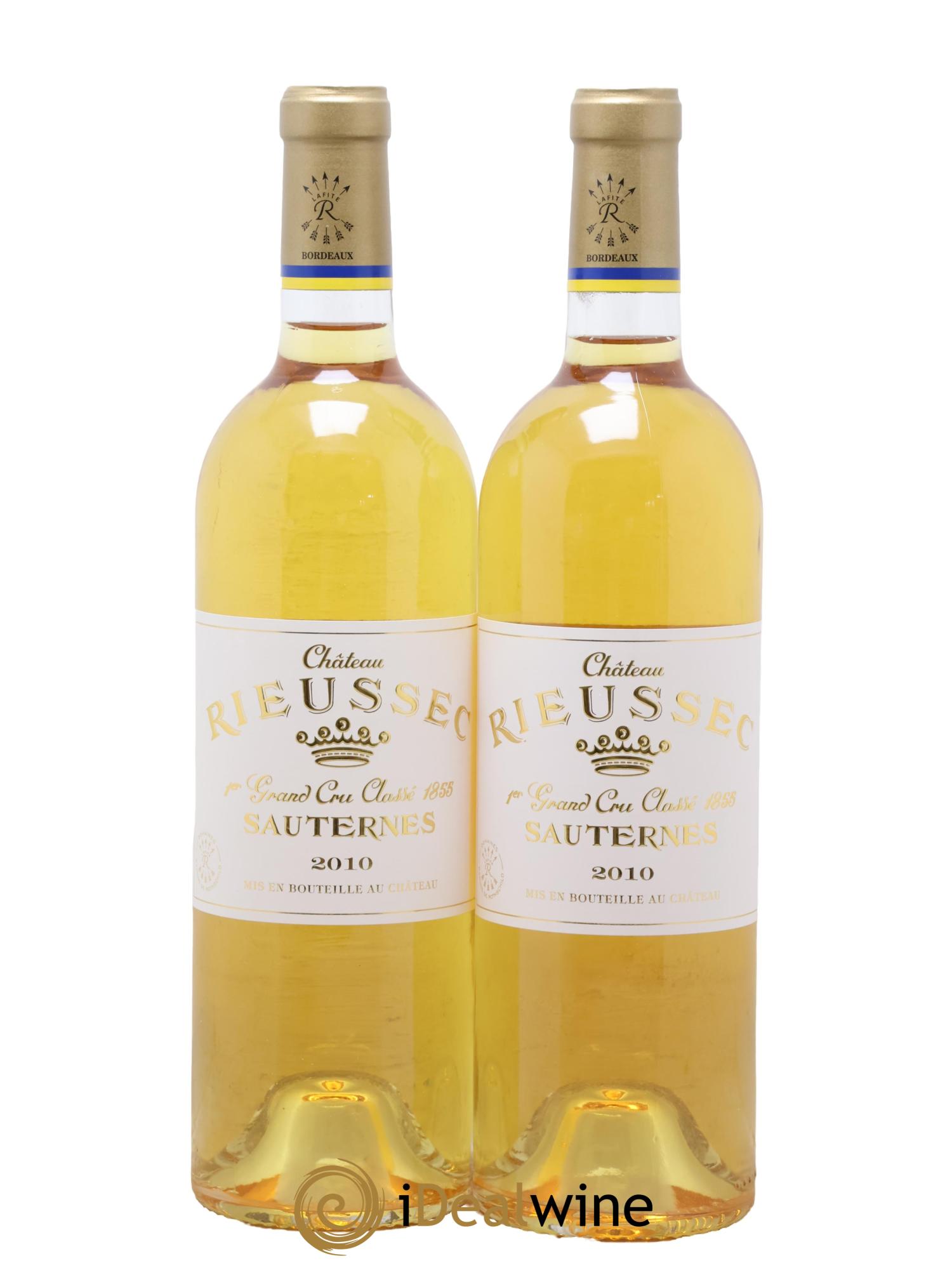 Château Rieussec 1er Grand Cru Classé 2010 - Lotto di 2 bottiglie - 0