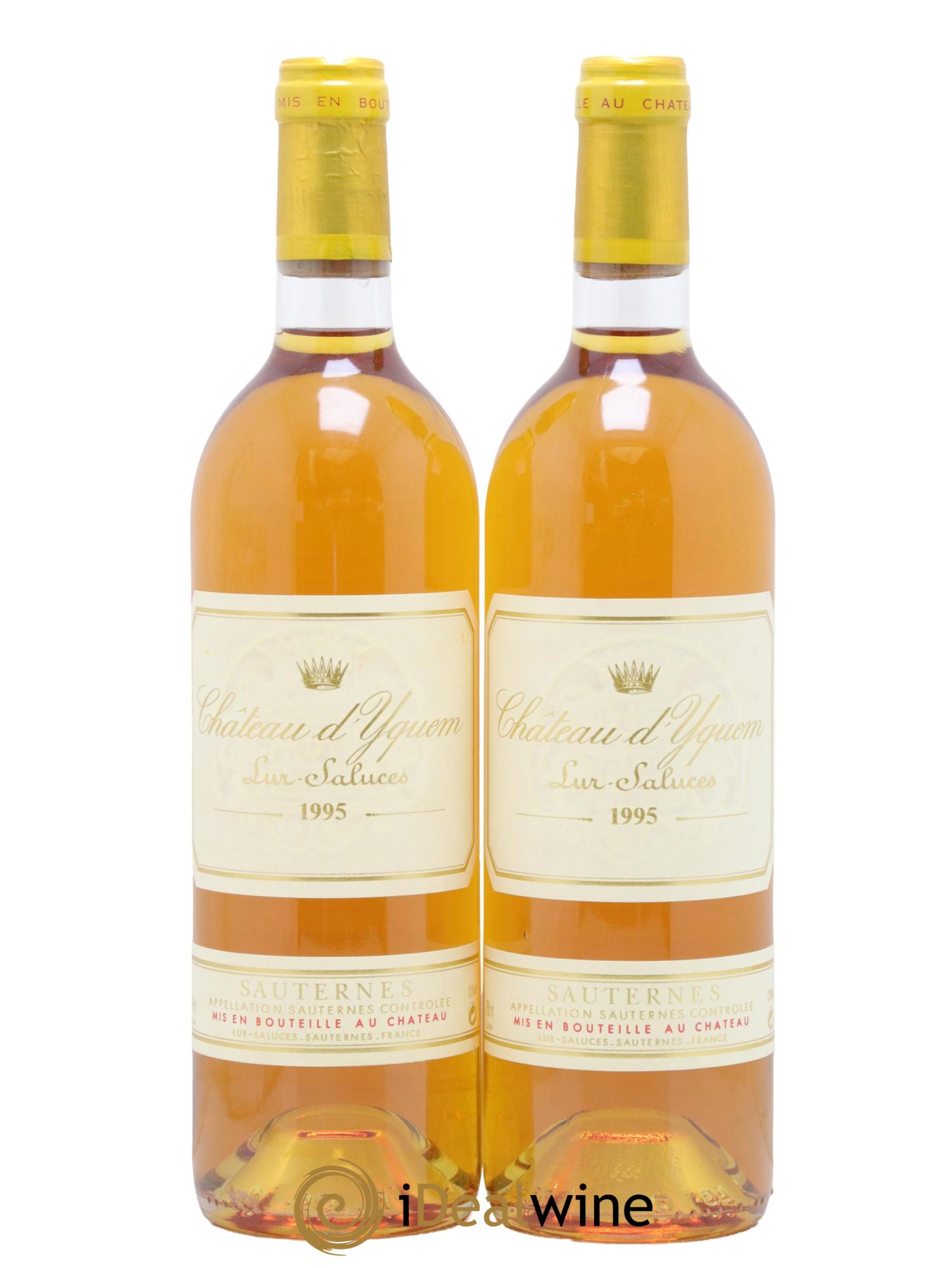 Château d' Yquem 1er Cru Classé Supérieur 1995 - Lotto di 2 bottiglie - 0