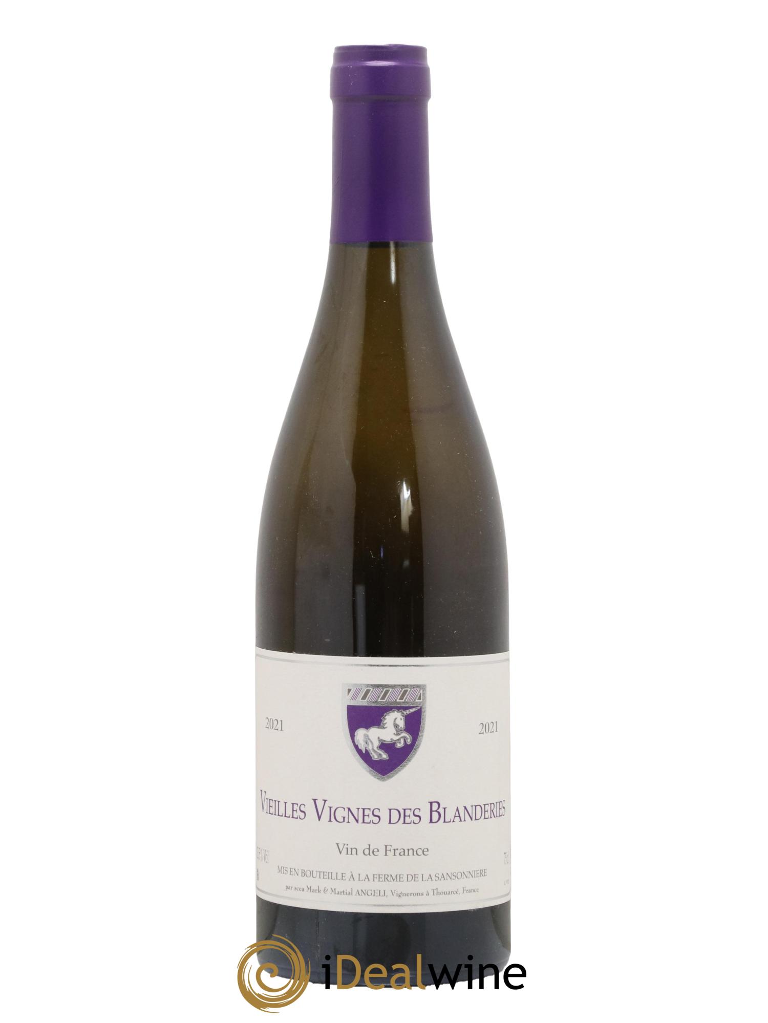 Vin de France Les Vieilles Vignes des Blanderies Mark Angeli (Domaine) - Ferme de la Sansonnière 2021 - Lot de 1 bouteille - 0